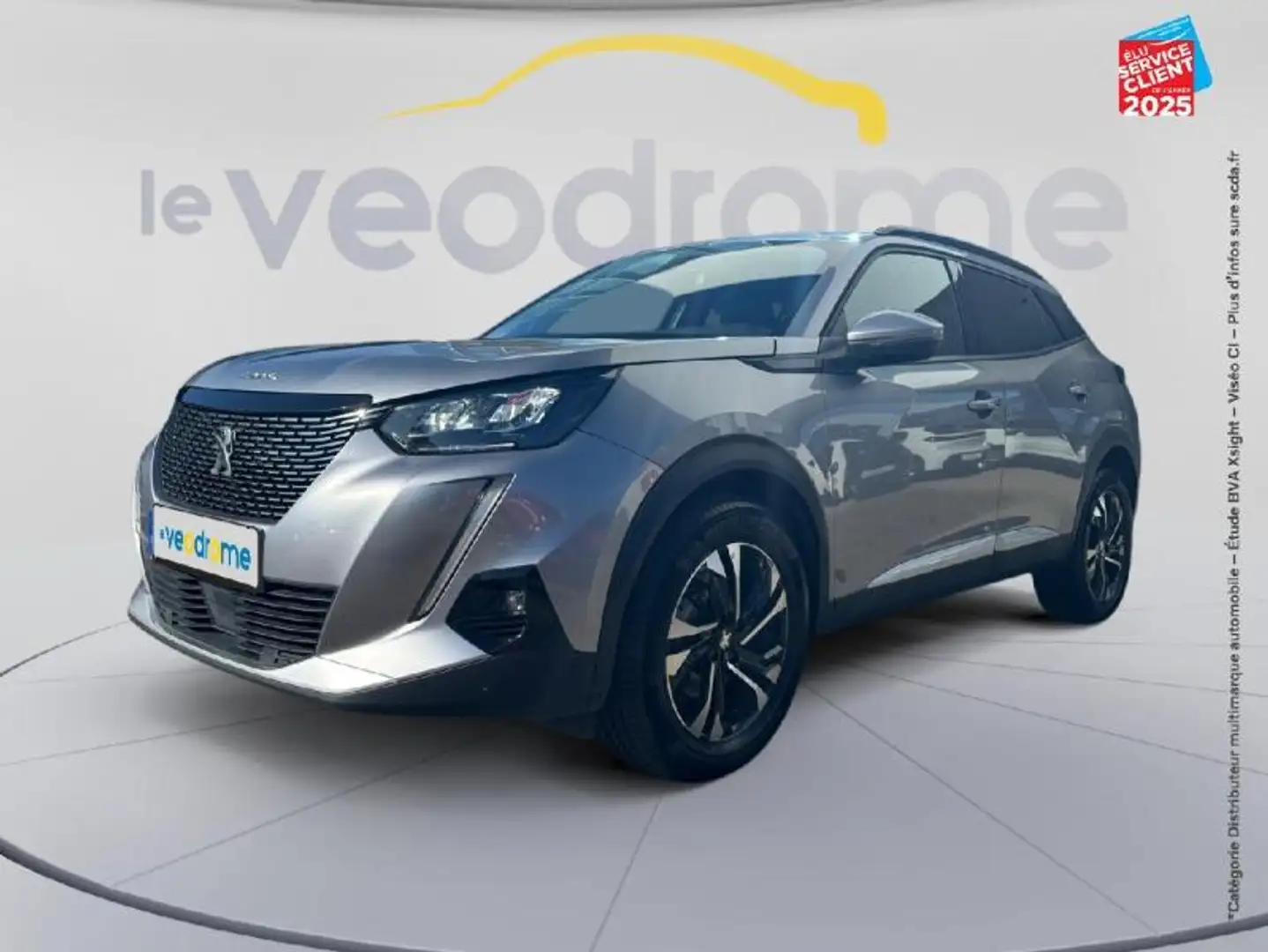 Peugeot 2008 1.5 BlueHDi 130ch S/S Allure Pack EAT8 125g Gris - 1