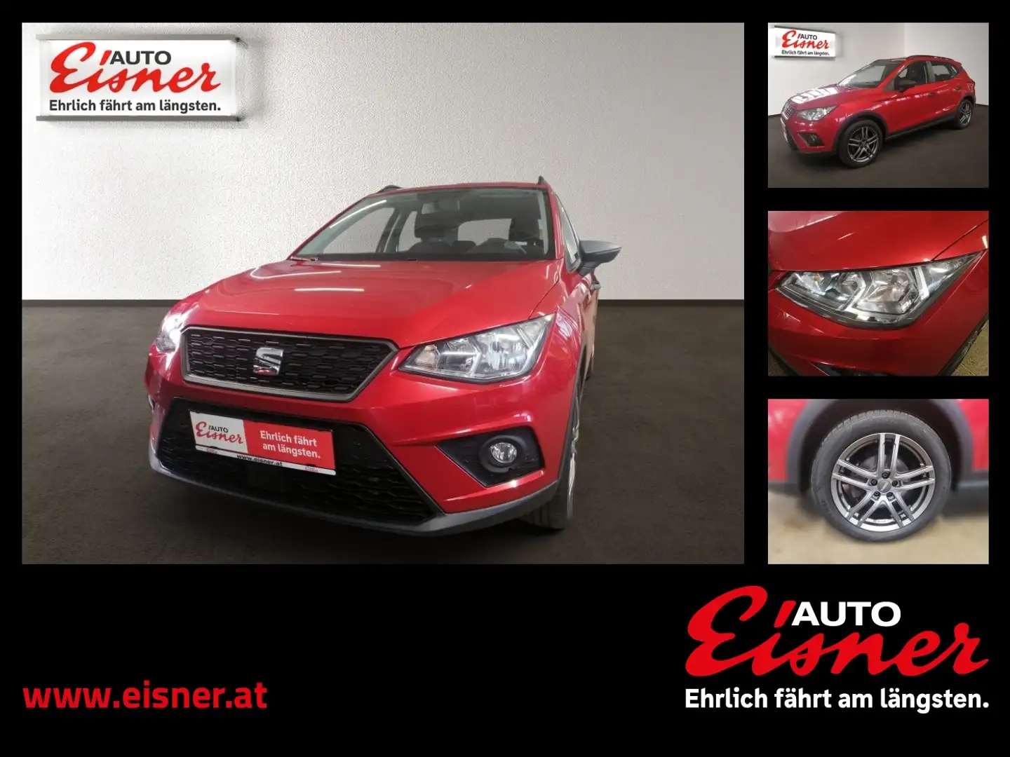SEAT Arona 1.6 TDI REFERENCE Parksensor, Alufelgen Rouge - 1