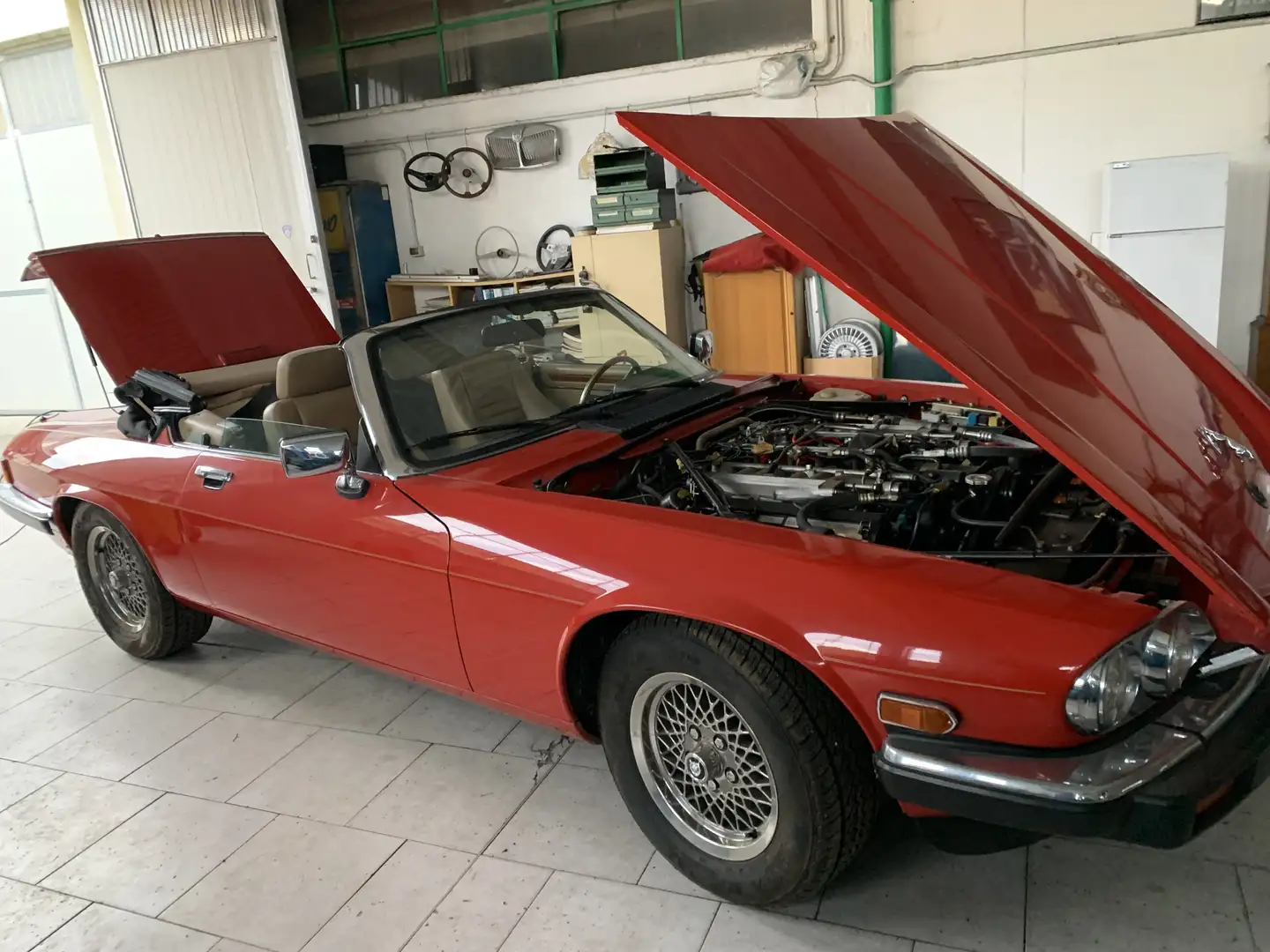 Jaguar XJSC XJS 5.3 V12 300 CV CABRIO ASI AUTOMATICA Rot - 2