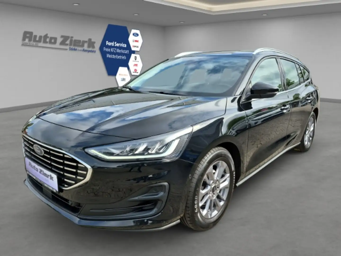 Ford Focus Turnier Titanium 1.5 EcoBlue Aut. ACC NAVI LED Schwarz - 1