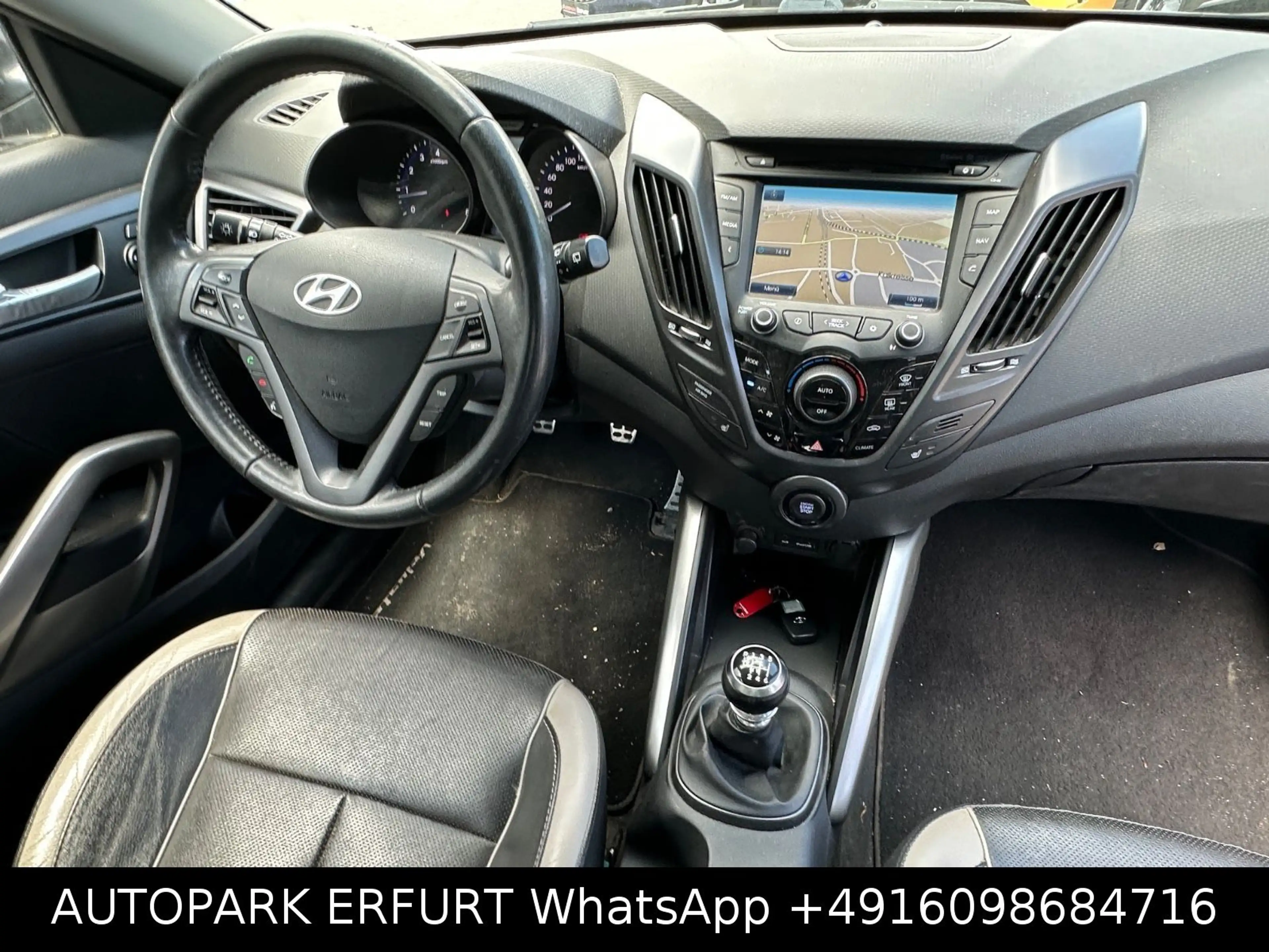 Hyundai VELOSTER Premium 1.6 TURBO*Klima*Leder*Temp*Navi — photo 23
