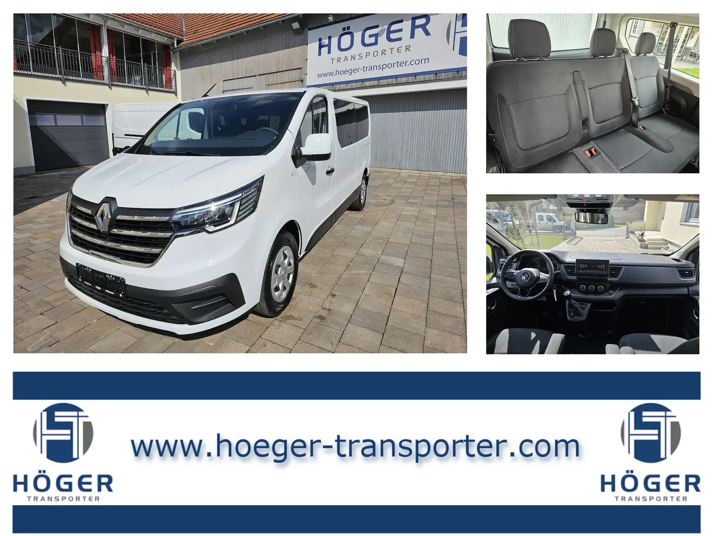 Renault Trafic L2H1 3,0t Life 8 Sitzer LED PDC Weiß - 1