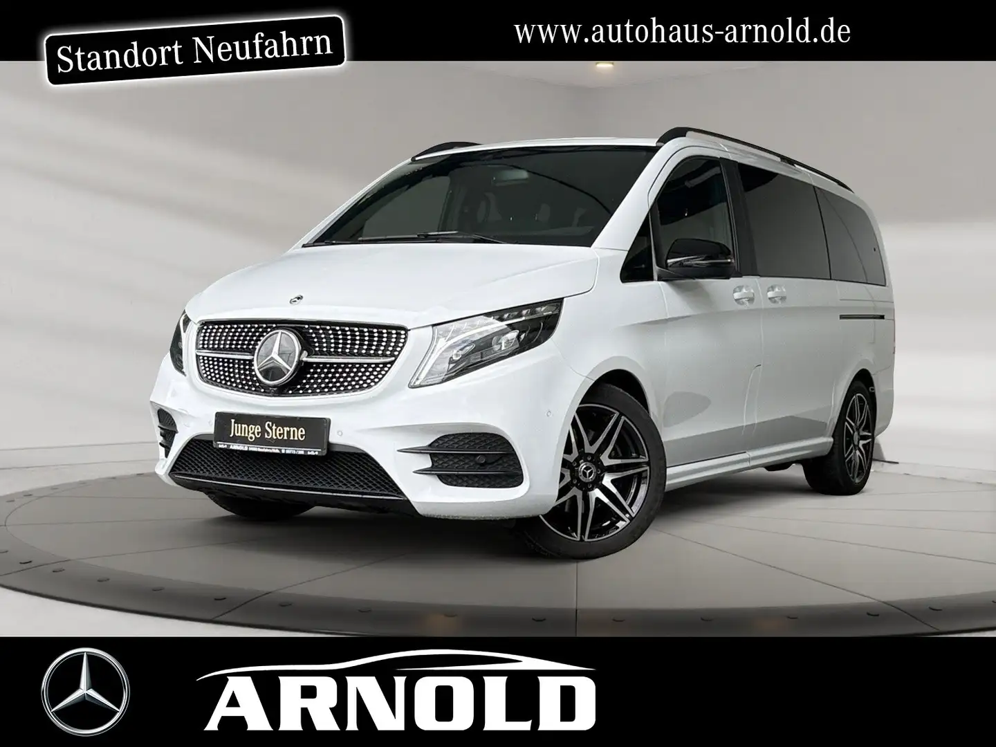 Mercedes-Benz V 220 V 220 d AMG-Line Lang DISTR. el-Tür. AHK 7-Sitze Weiß - 1