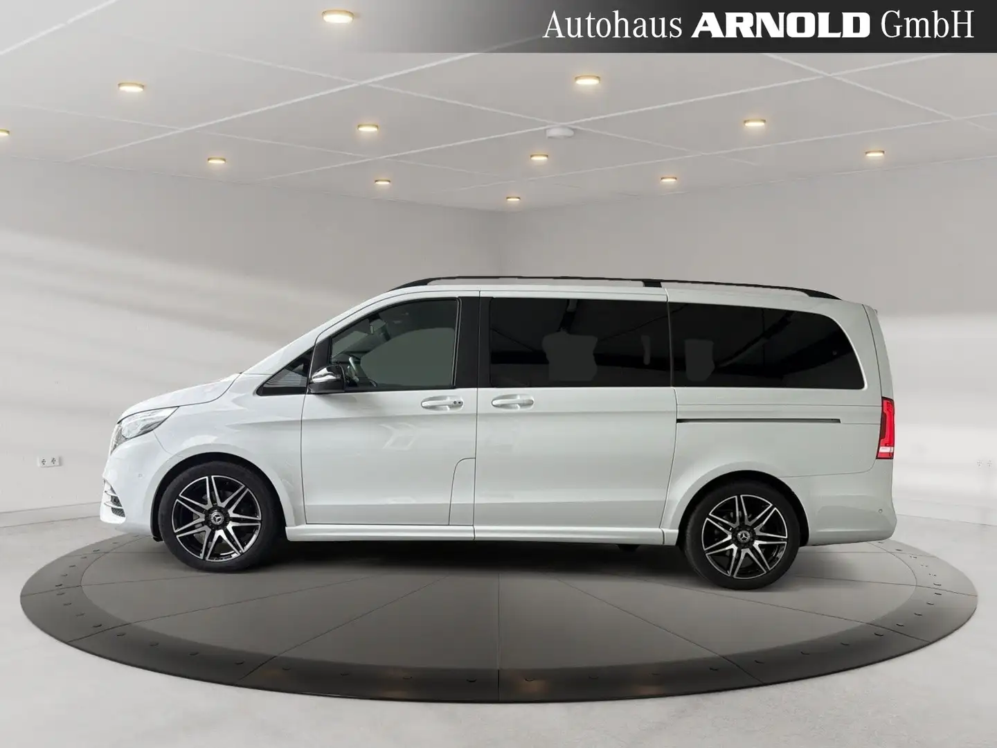 Mercedes-Benz V 220 V 220 d AMG-Line Lang DISTR. el-Tür. AHK 7-Sitze Weiß - 2