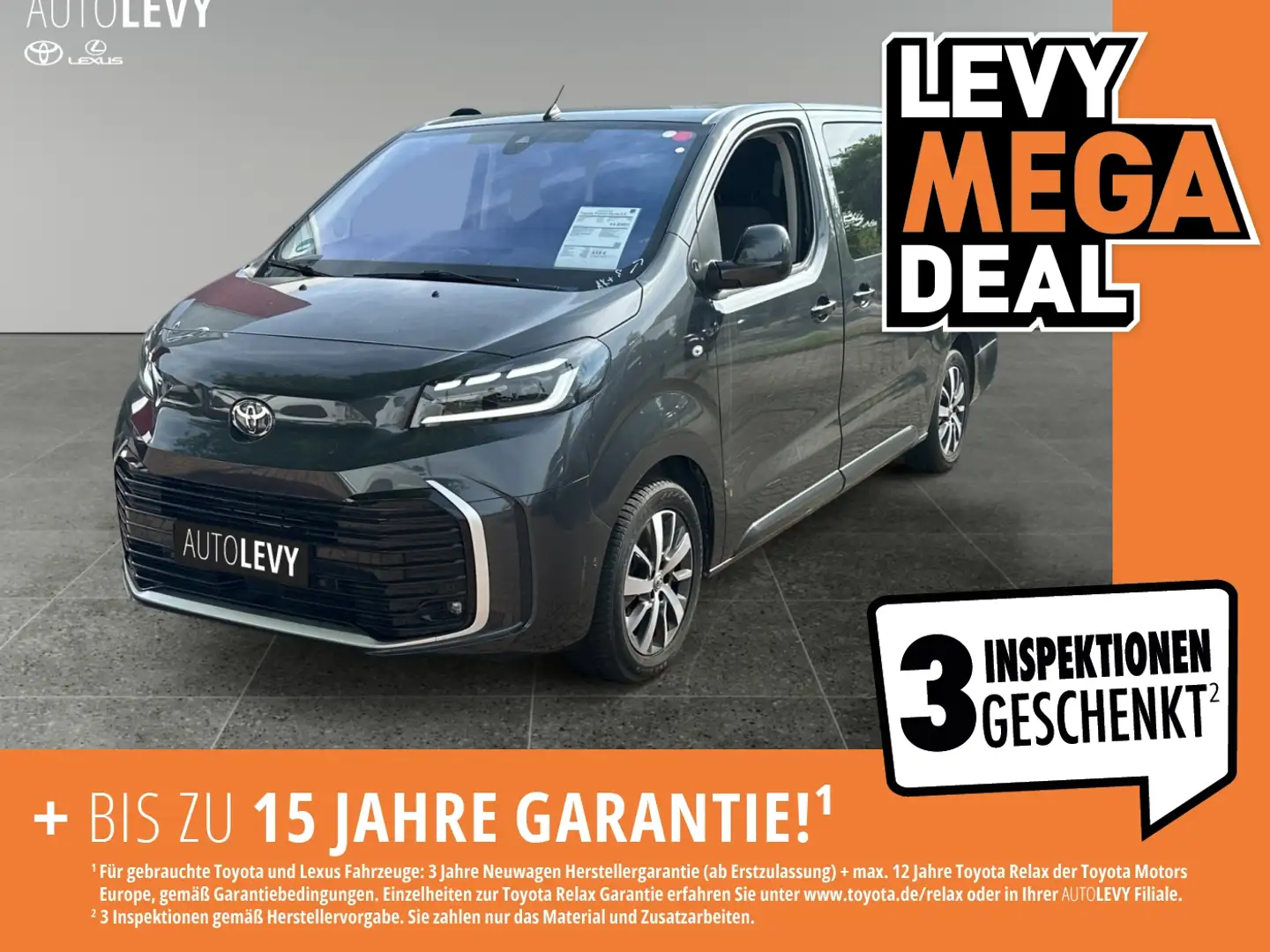 Toyota Proace Verso 2.0 D-4D L2 D Team Deutschland ACC Grau - 1