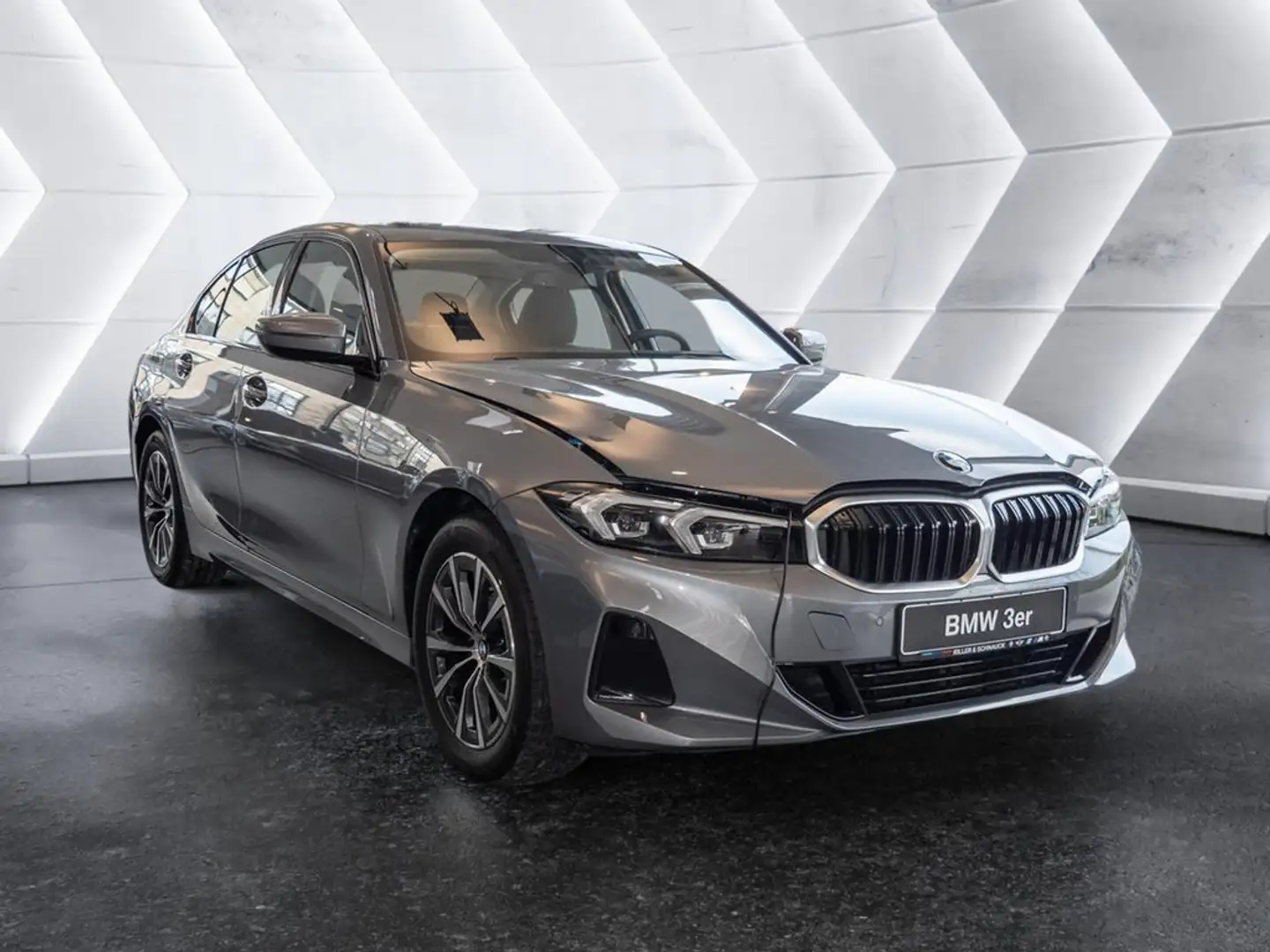 BMW 318 i KEYLESS PDC SHZ KAMERA HGSD NAVI LED Gris - 2
