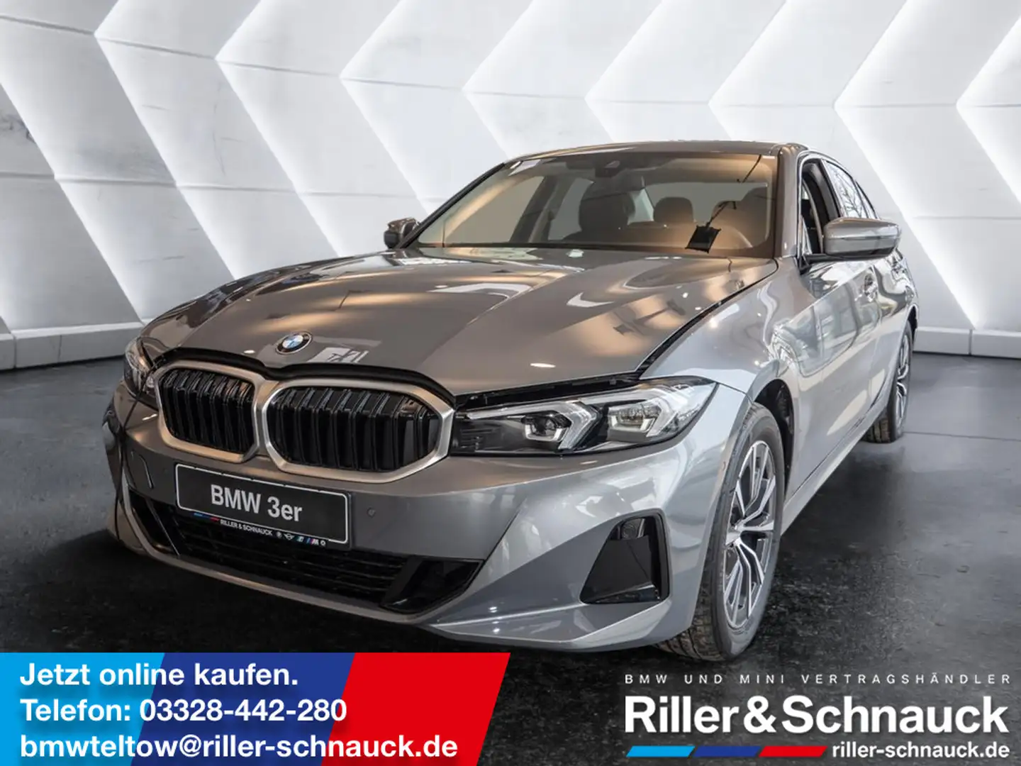BMW 318 i KEYLESS PDC SHZ KAMERA HGSD NAVI LED Gris - 1