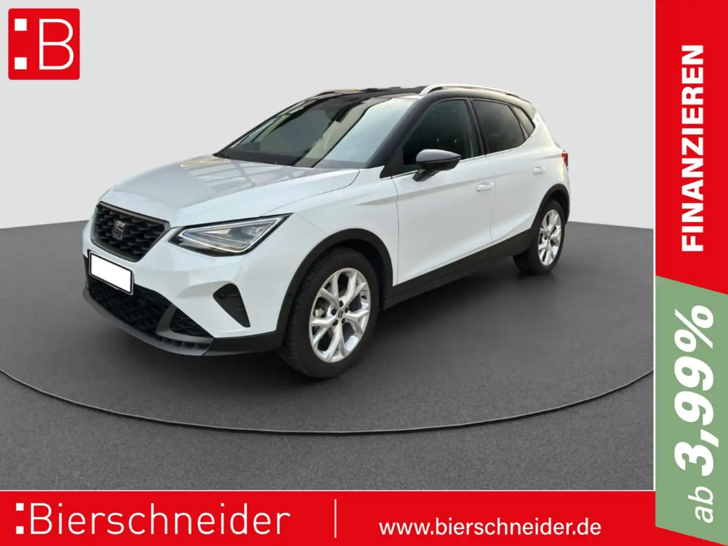 SEAT Arona 1.0 TSI DSG FR AB 161EUR NAVI REAER VIEW ALLWETTER Weiß - 1