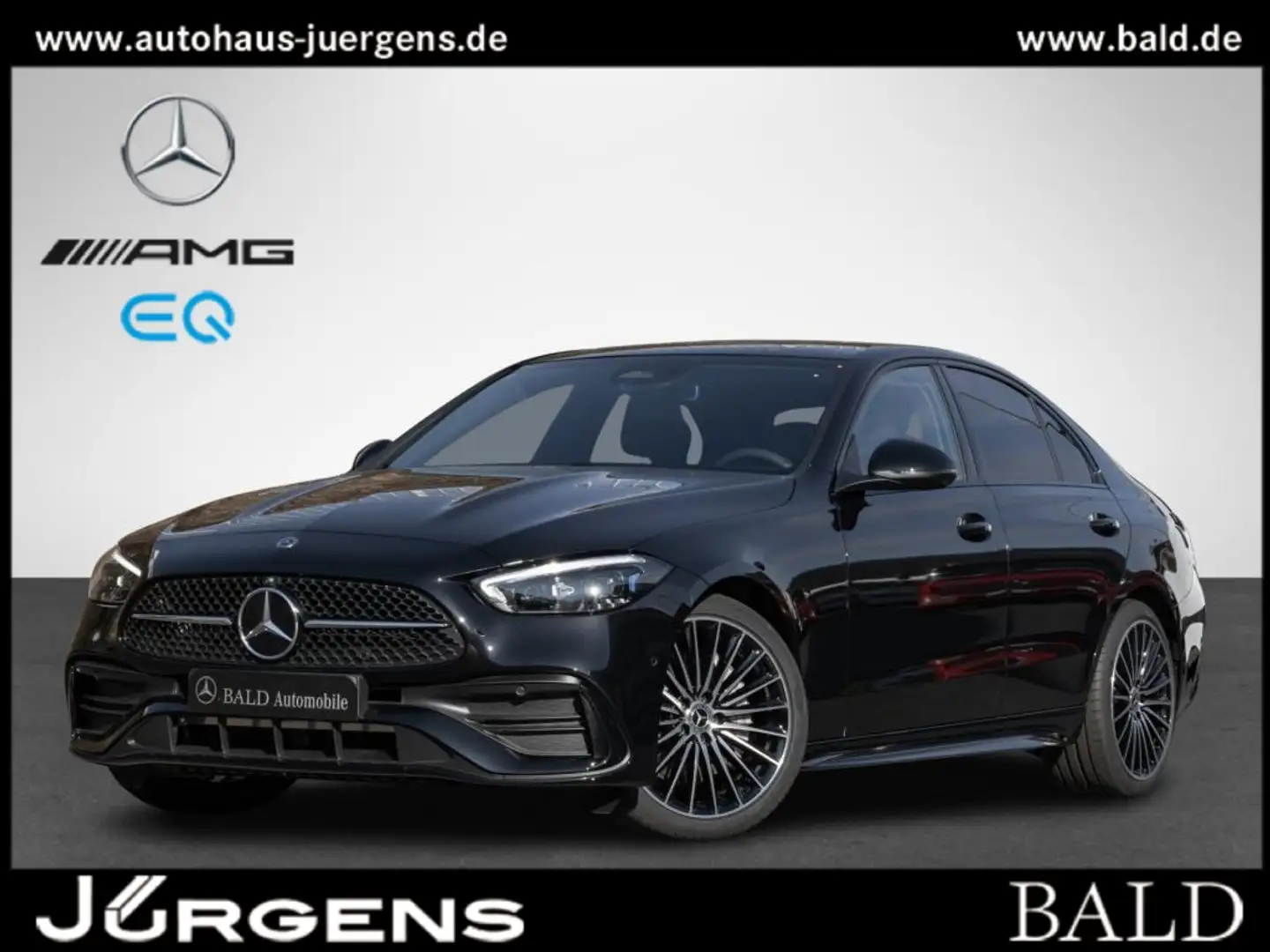 Mercedes-Benz C 200 +AMG+MBUX+Pano+Navi+AHK+Night+360+Totw+AUT Černá - 1