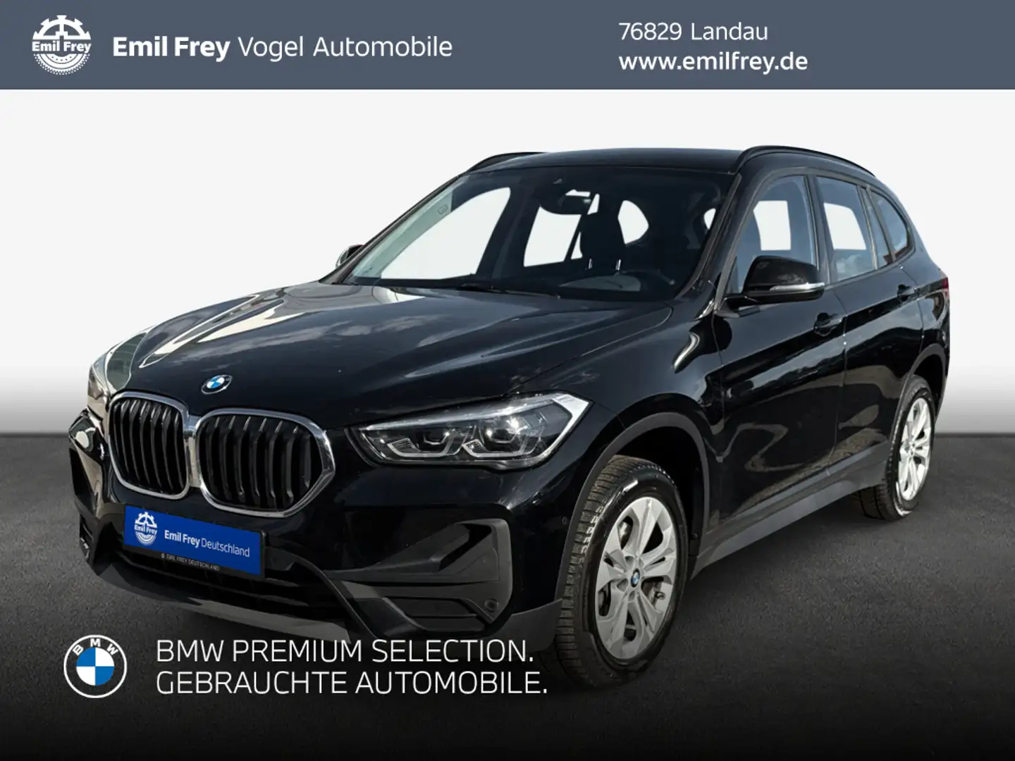 BMW X1 sDrive18d Aut. Advantage, SHZ, PDC, LED Noir - 1