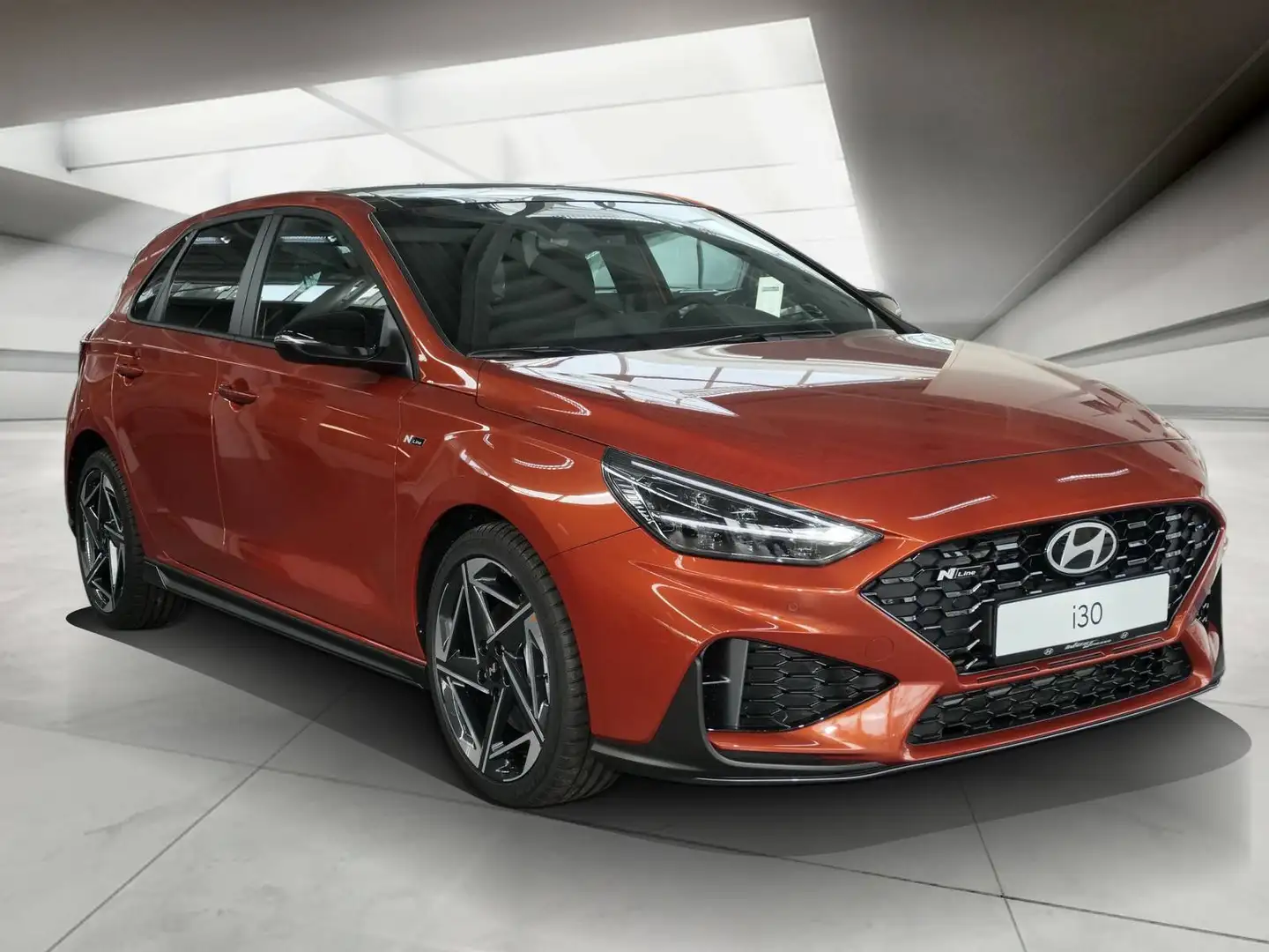 Hyundai i30 1.5 T-GDI N Line Mild-Hybrid Orange - 2