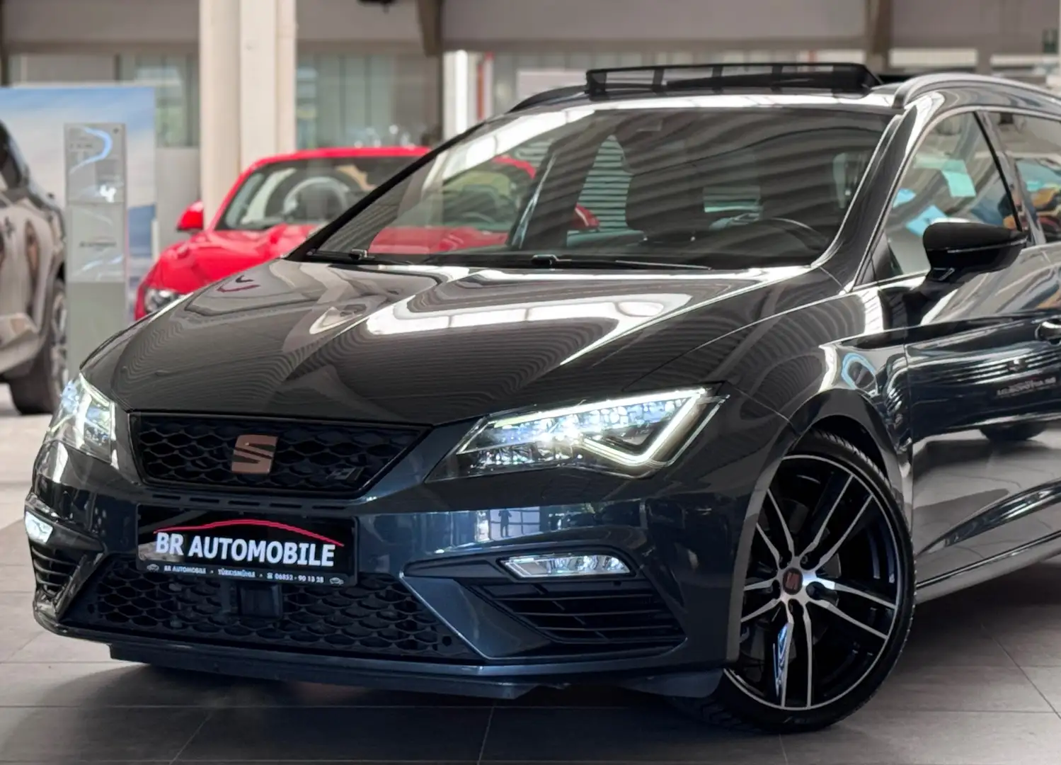SEAT Leon Cupra 300 4Drive*LED*Pano*Kamera*Beats*ACC*2.Hand Grigio - 2