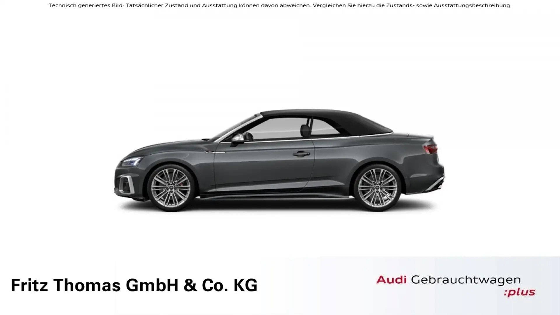 Audi S5 Cabriolet 3.0 TFSI quattro MLED Navi B&O RKamera Gris - 1