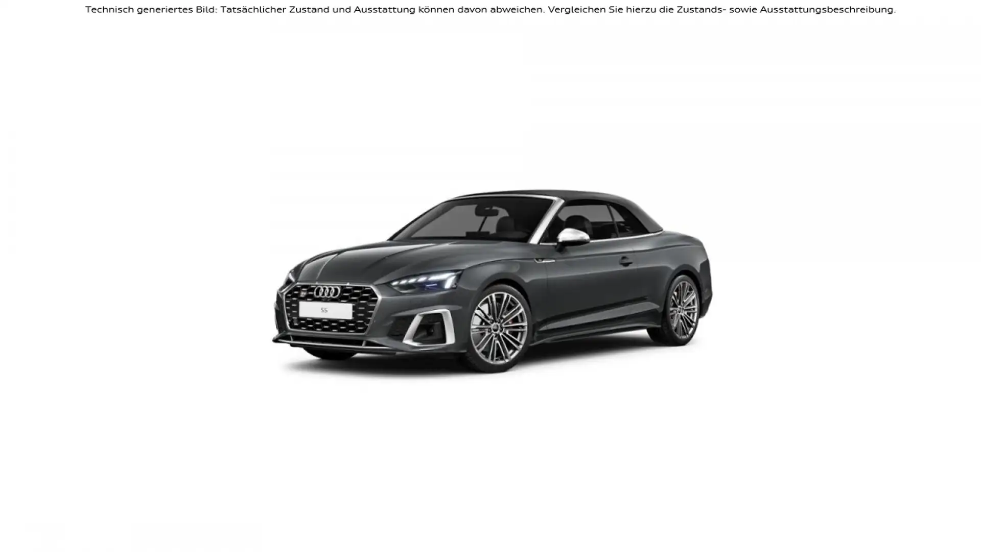 Audi S5 Cabriolet 3.0 TFSI quattro MLED Navi B&O RKamera Gris - 2