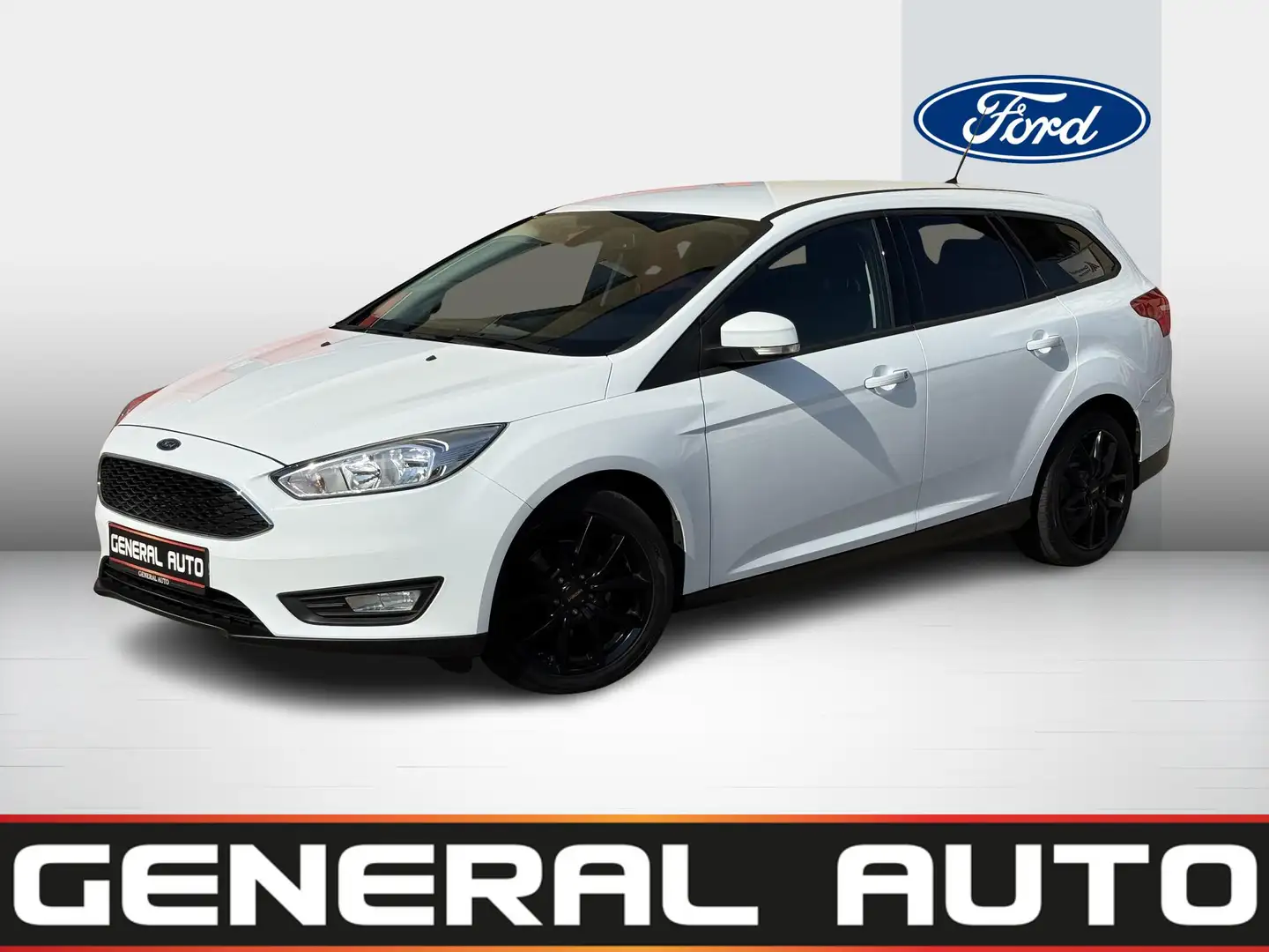 Ford Focus Wagon 1.0 EcoBoost Titanium,NAVI, Nieuwe Distribut Wit - 1