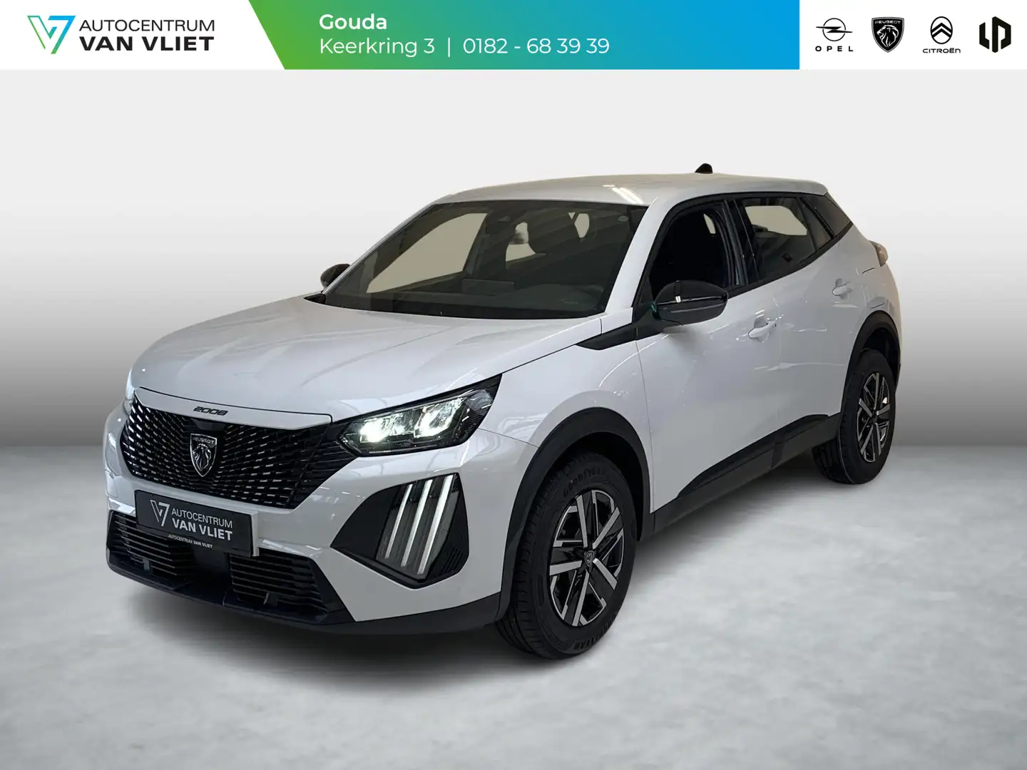Peugeot 2008 1.2 PureTech 100pk Active | Navigatie | Achteruitr Blanc - 1