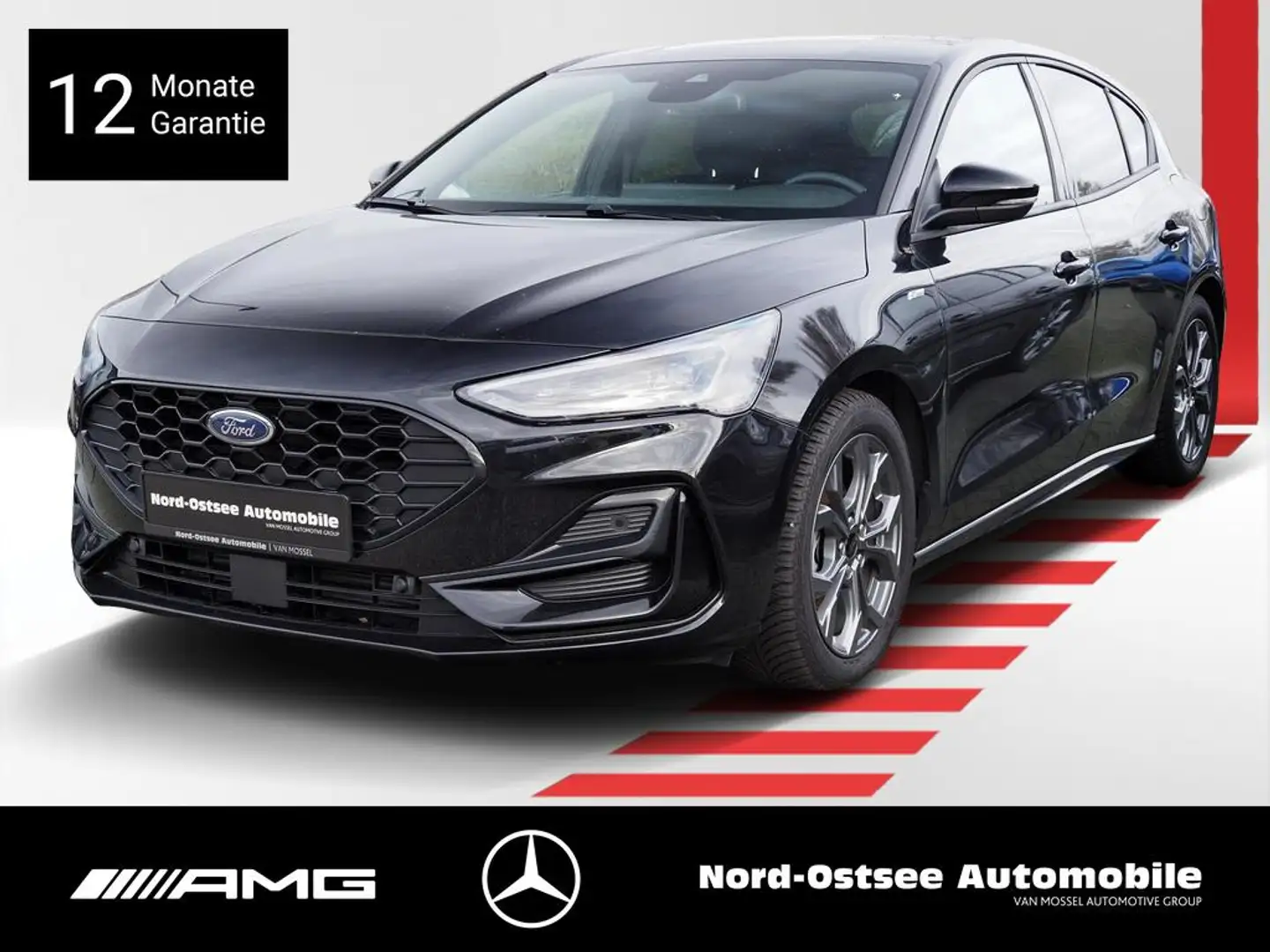 Ford Focus 1.0 ST-Line X AUT MATRIX-LED ACC KAMERA Schwarz - 1