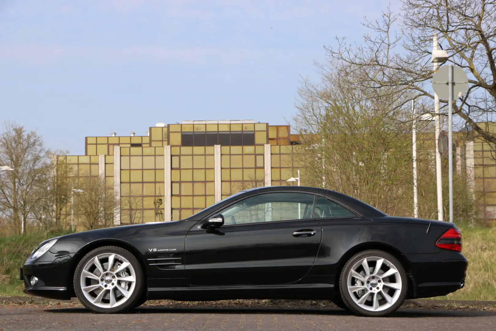 Mercedes-Benz SL 55 AMG deutsches Fahrzeug, MB Scheckheft! Noir - 2