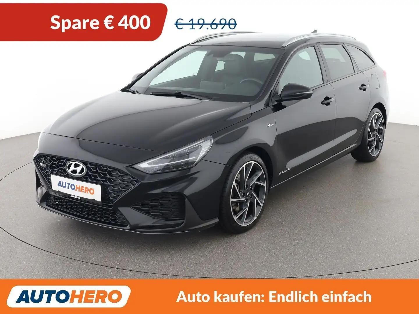 Hyundai i30 1.6 CRDi Mild-Hybrid N Line Schwarz - 1