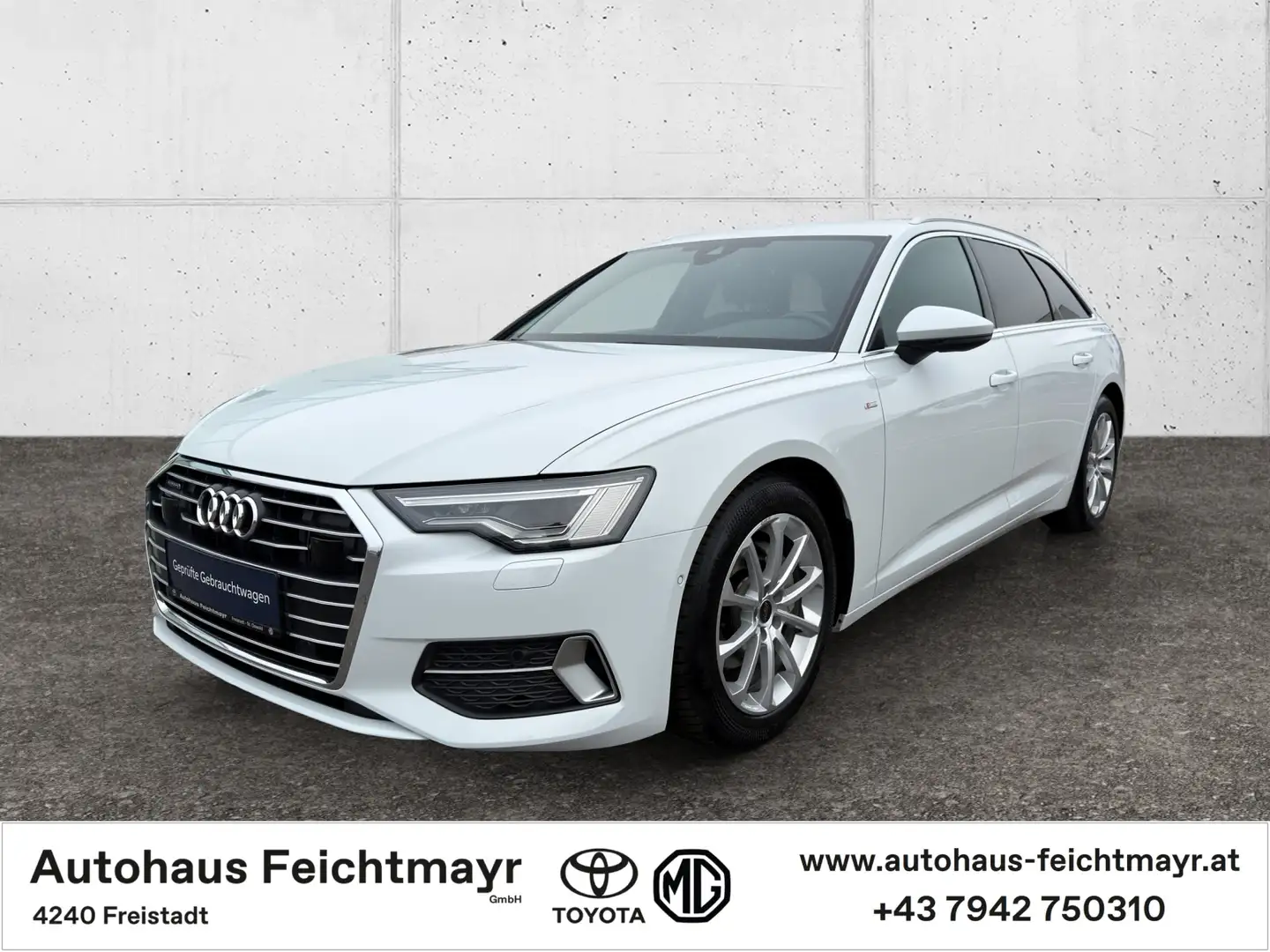 Audi A6 40 TDI quattro sport s-tronic 5t. Blanc - 1