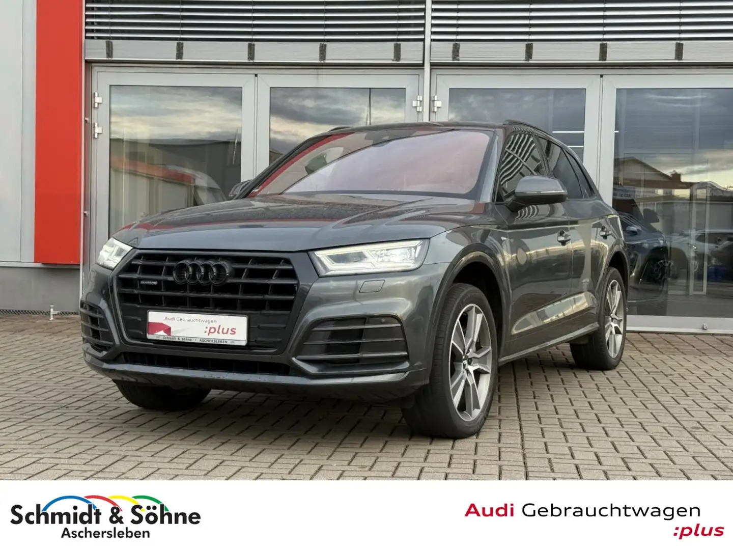 Audi Q5 2.0 TDI sport S line MATRIX, B&O, TOTW, DAB, Gris - 1
