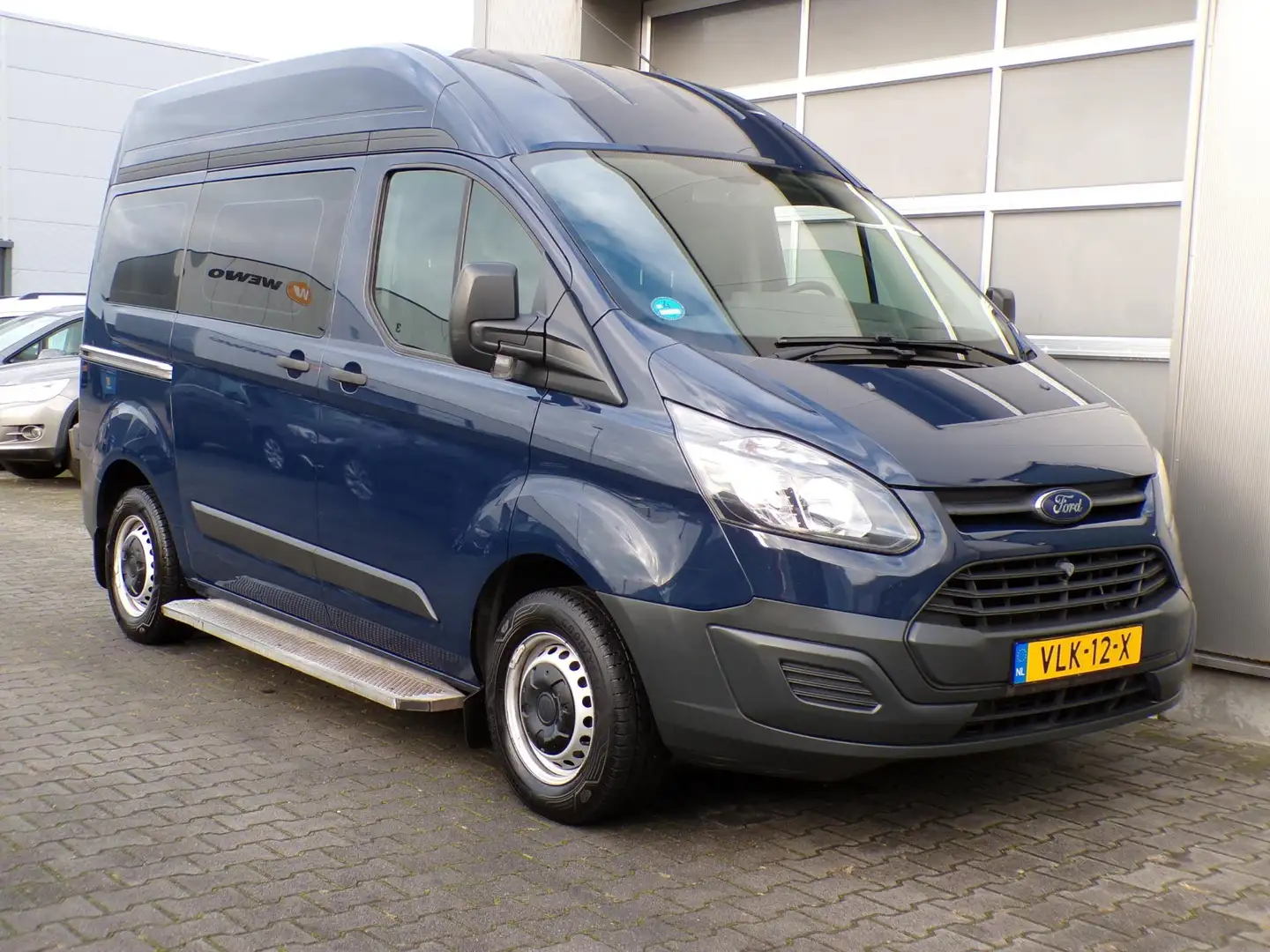 Ford Transit Custom 310 2.2 TDCI L1H2 Ambiente DC Rolstoelbus!! Blau - 1