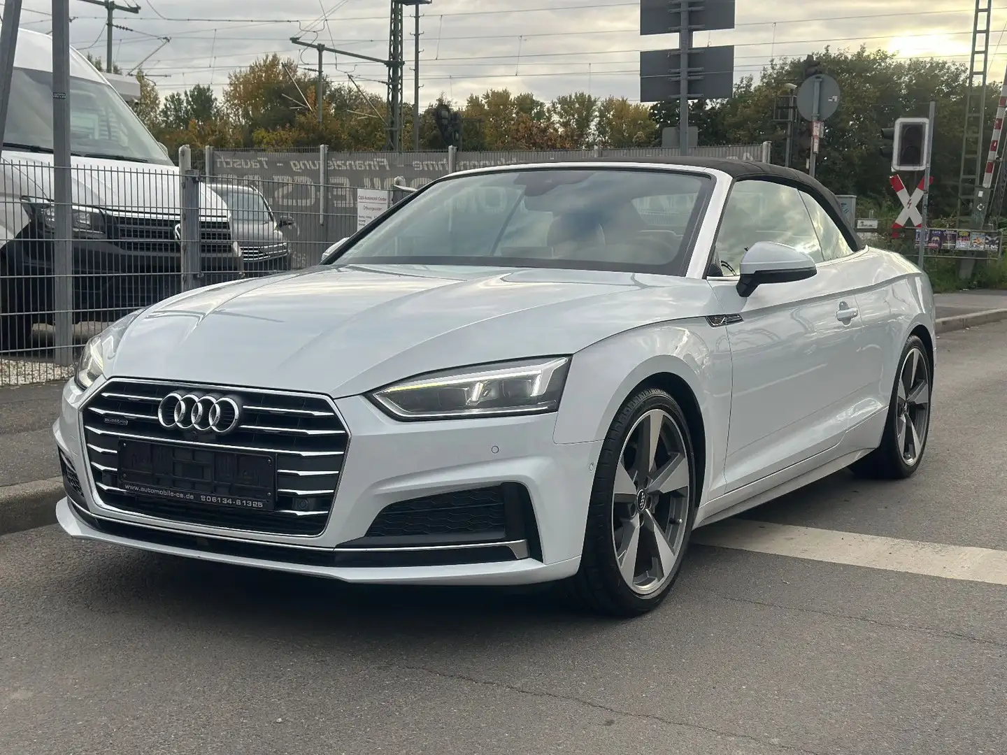 Audi A5 CABRIO 3.0 TDI QUATTRO S LINE+SPORT Blanc - 1