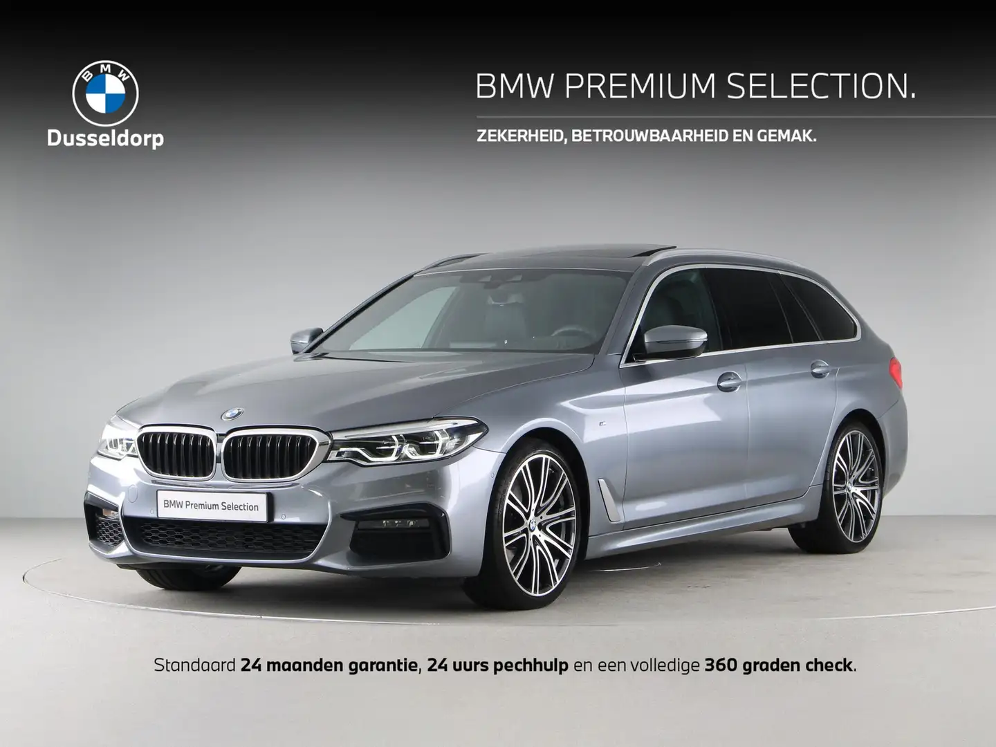 BMW 520 5 Serie 520i Touring M-Sport Grau - 1