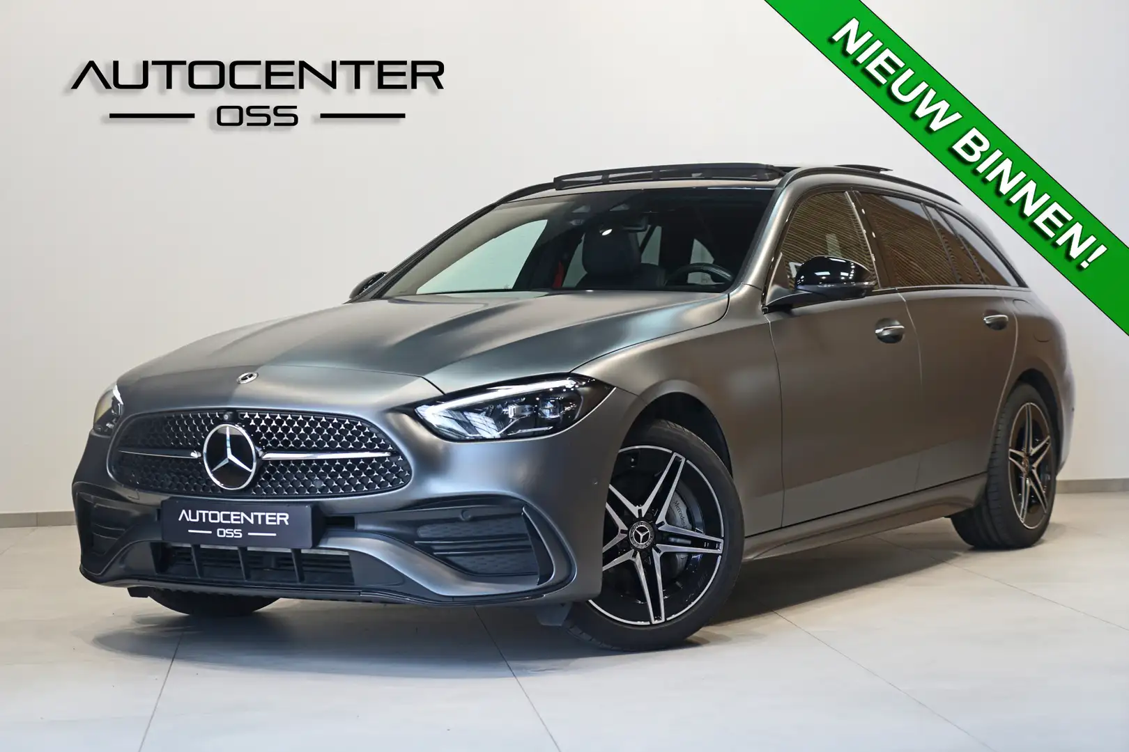 Mercedes-Benz C 300 Estate e AMG ✅ MAGNO ✅ PANO ✅ TREKHAAK ✅ HEAD-UP ✅ Grijs - 1