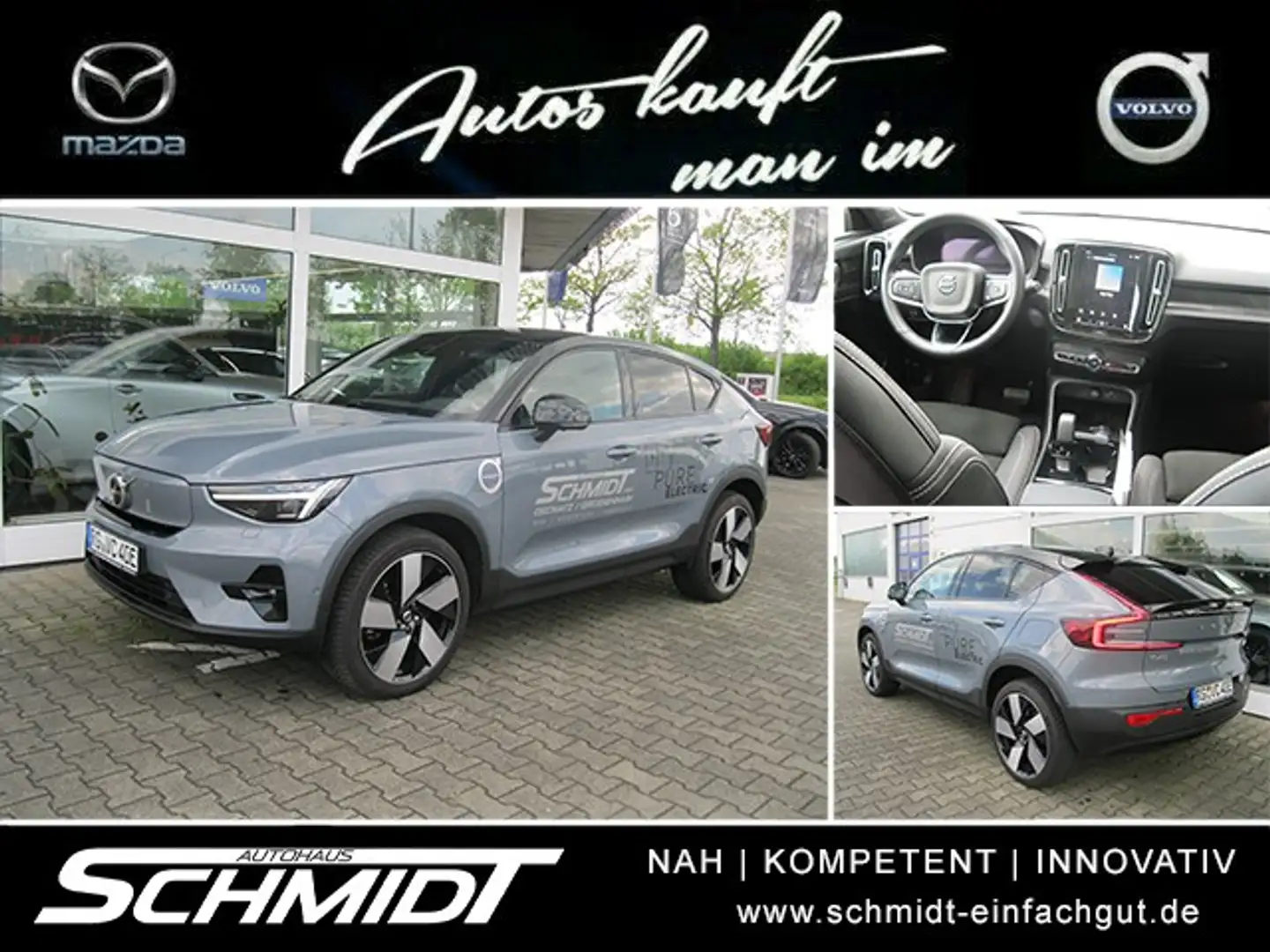 Volvo C40 Edition AWD Recharge Pure Electric Edition AWD Rec Grijs - 1