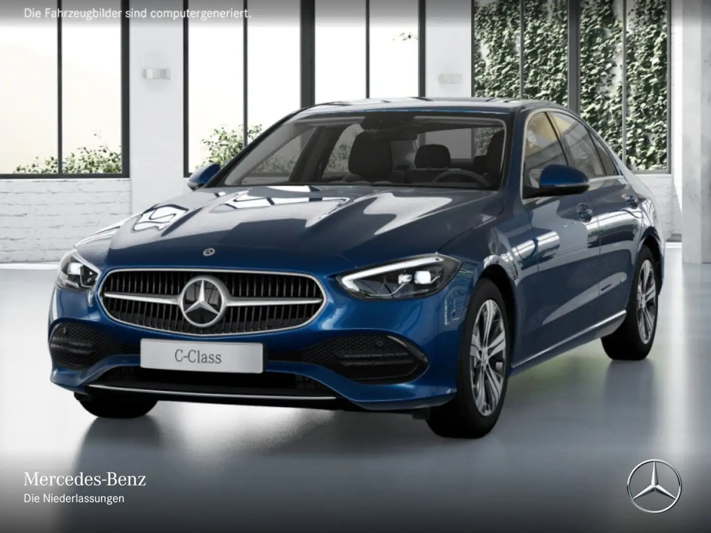Mercedes-Benz C 200 d AVANTG+AHK+LED+KAMERA+TOTW+KEYLESS+9G Blau - 2