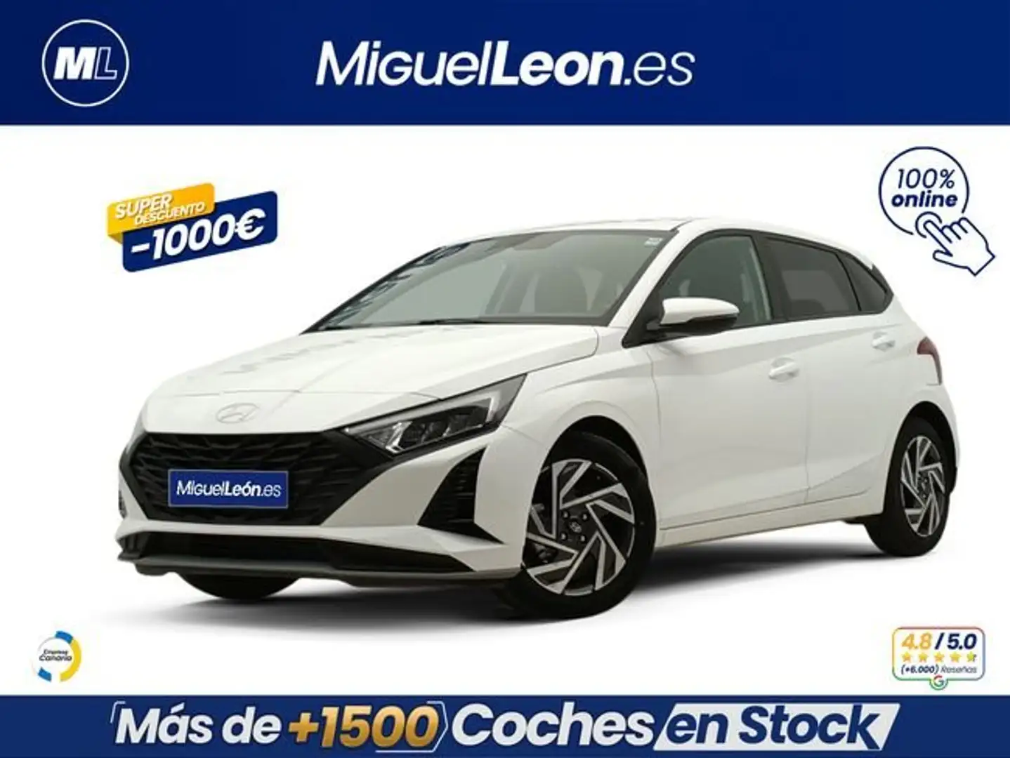 Hyundai i20 1.2 MPI Klass Blanco - 1