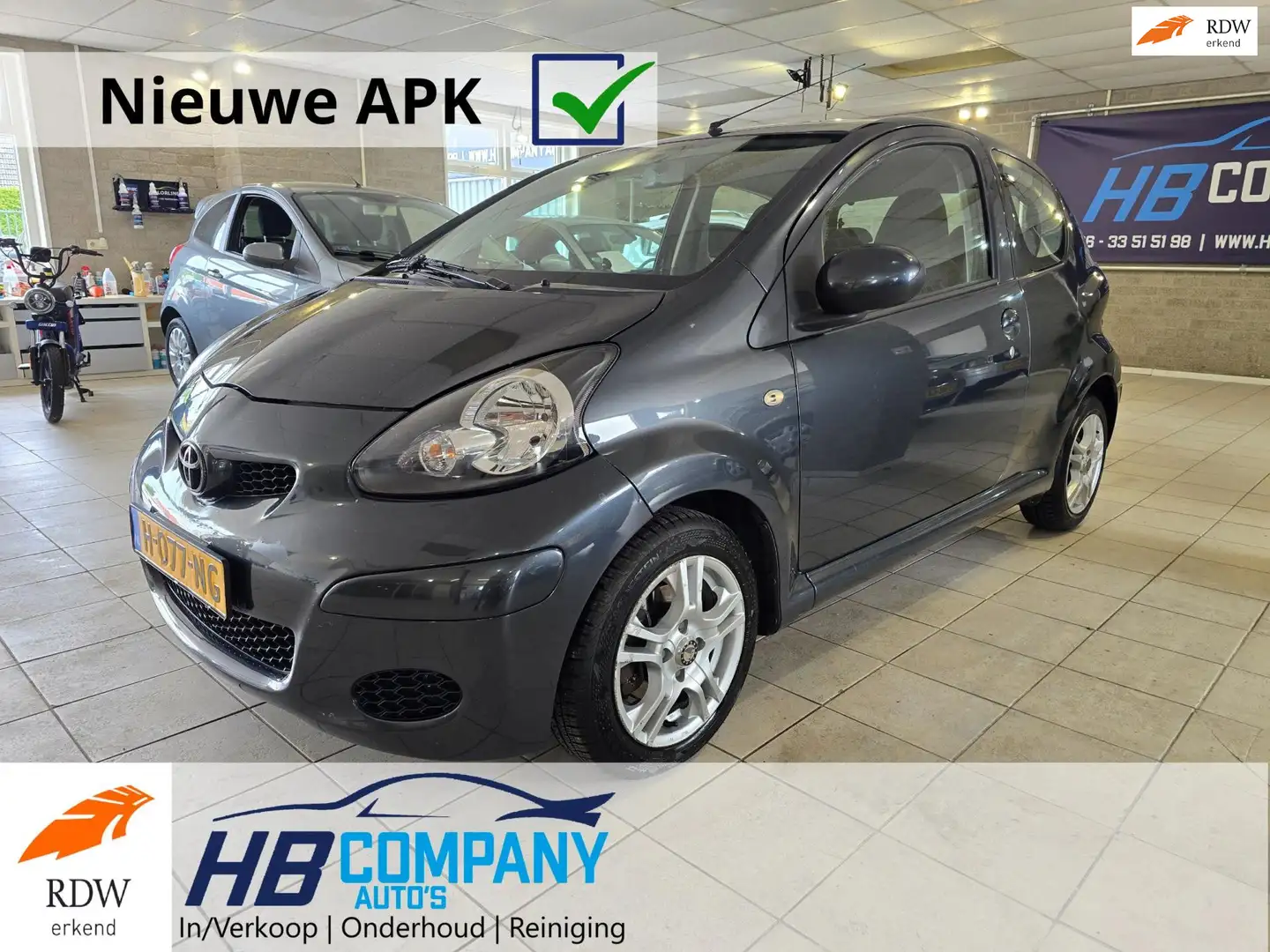Toyota Aygo 1.0-12V Comfort | Airco | Nieuwe APK | Stuurbekrac Gris - 1