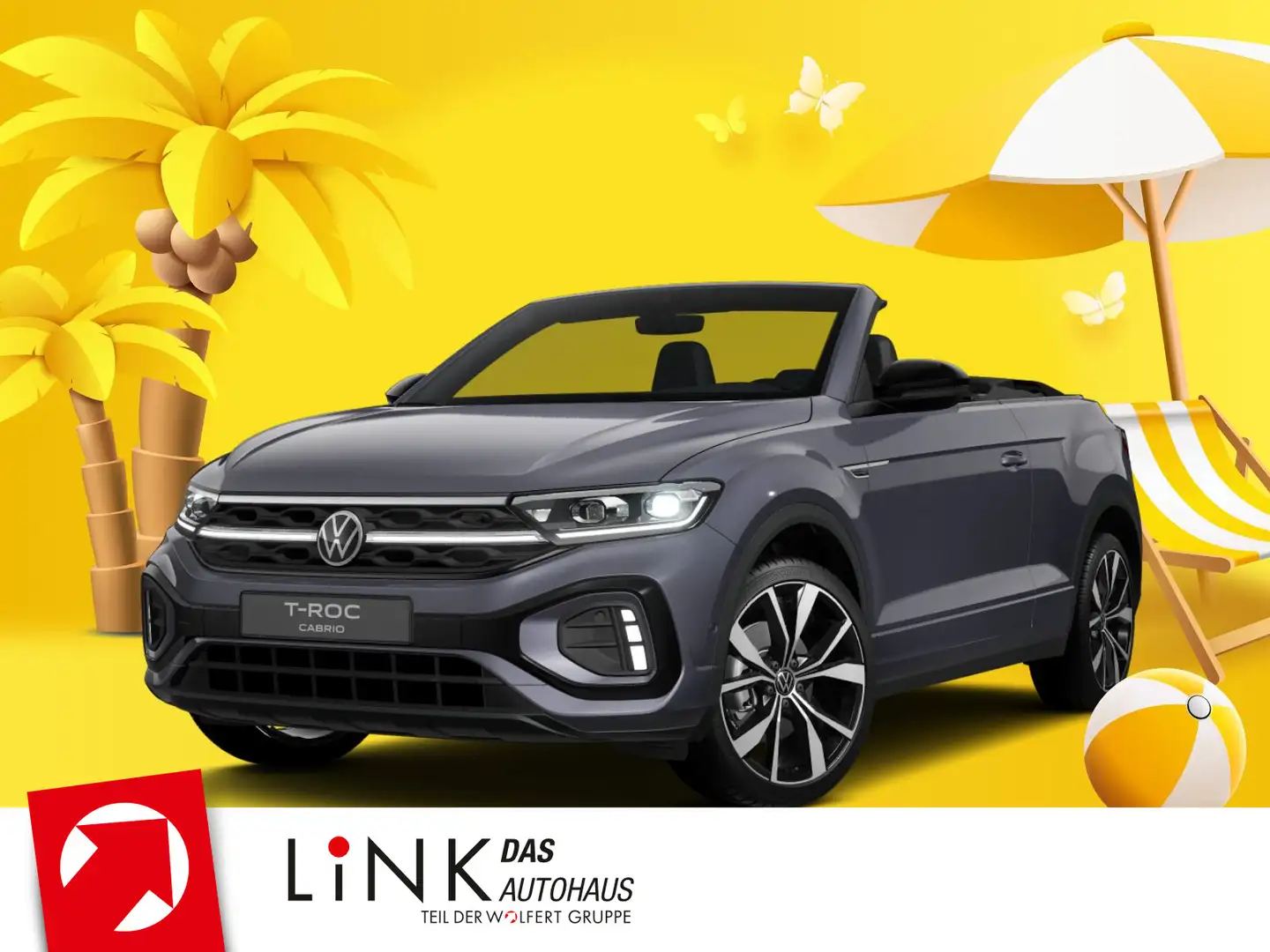 Volkswagen T-Roc R-Line 1.5 TSI OPF (150 PS) DSG Gris - 1