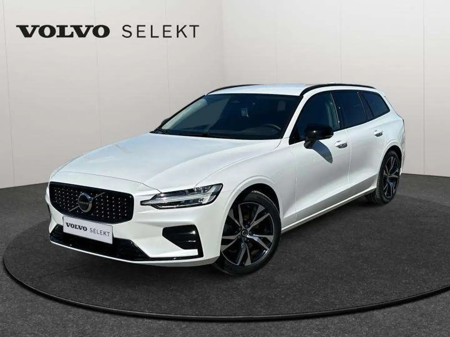 Volvo V60 B4 Plus Dark / Diesel Blanc - 1