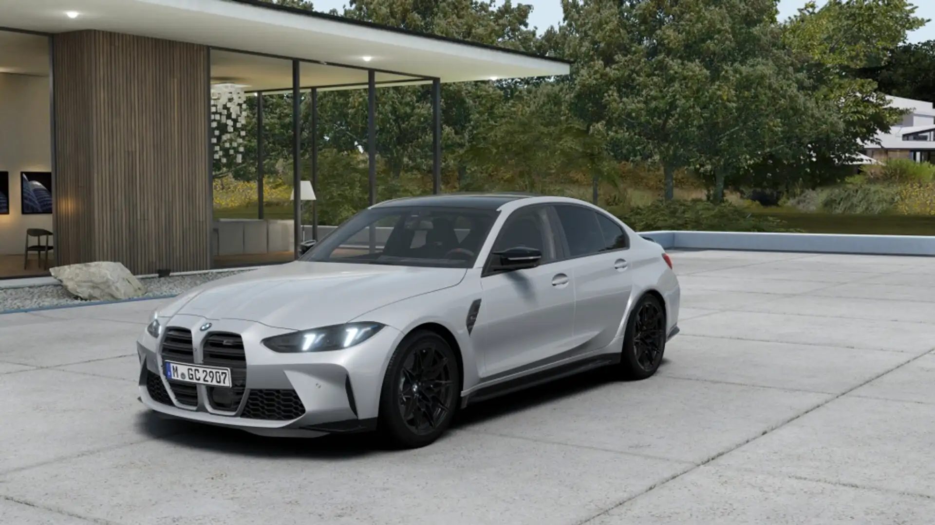 BMW M3 Competition xDrive Grigio - 2