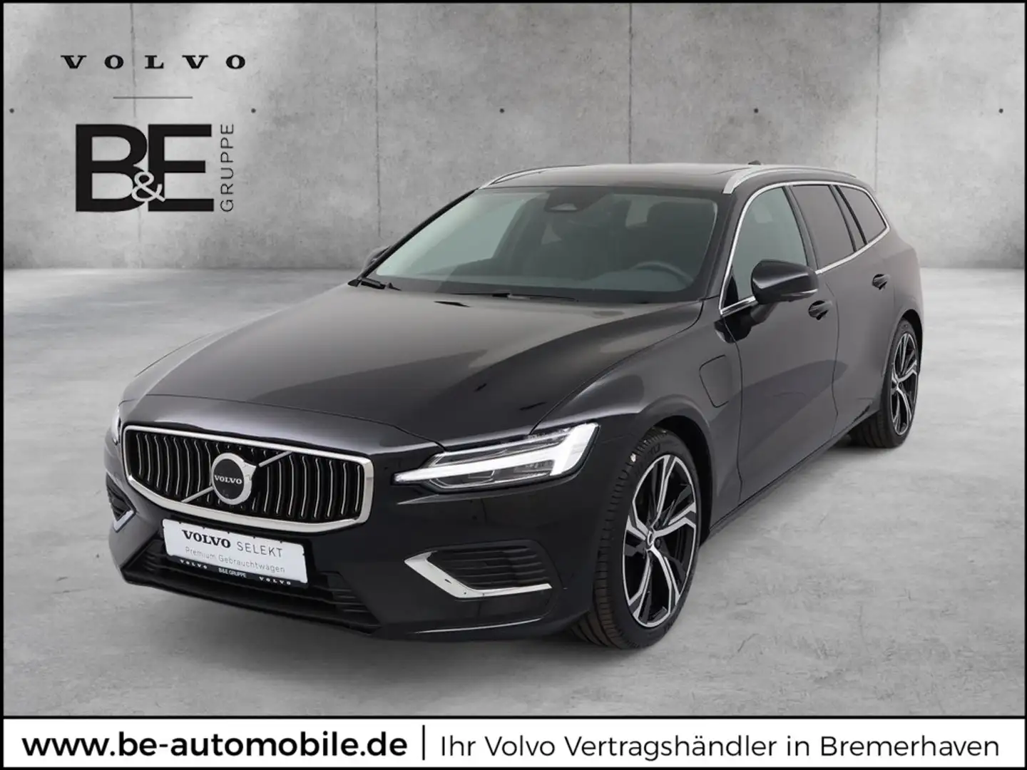 Volvo V60 T6 Plus Bright Plug-In Hybrid AWD 360° Schwarz - 1