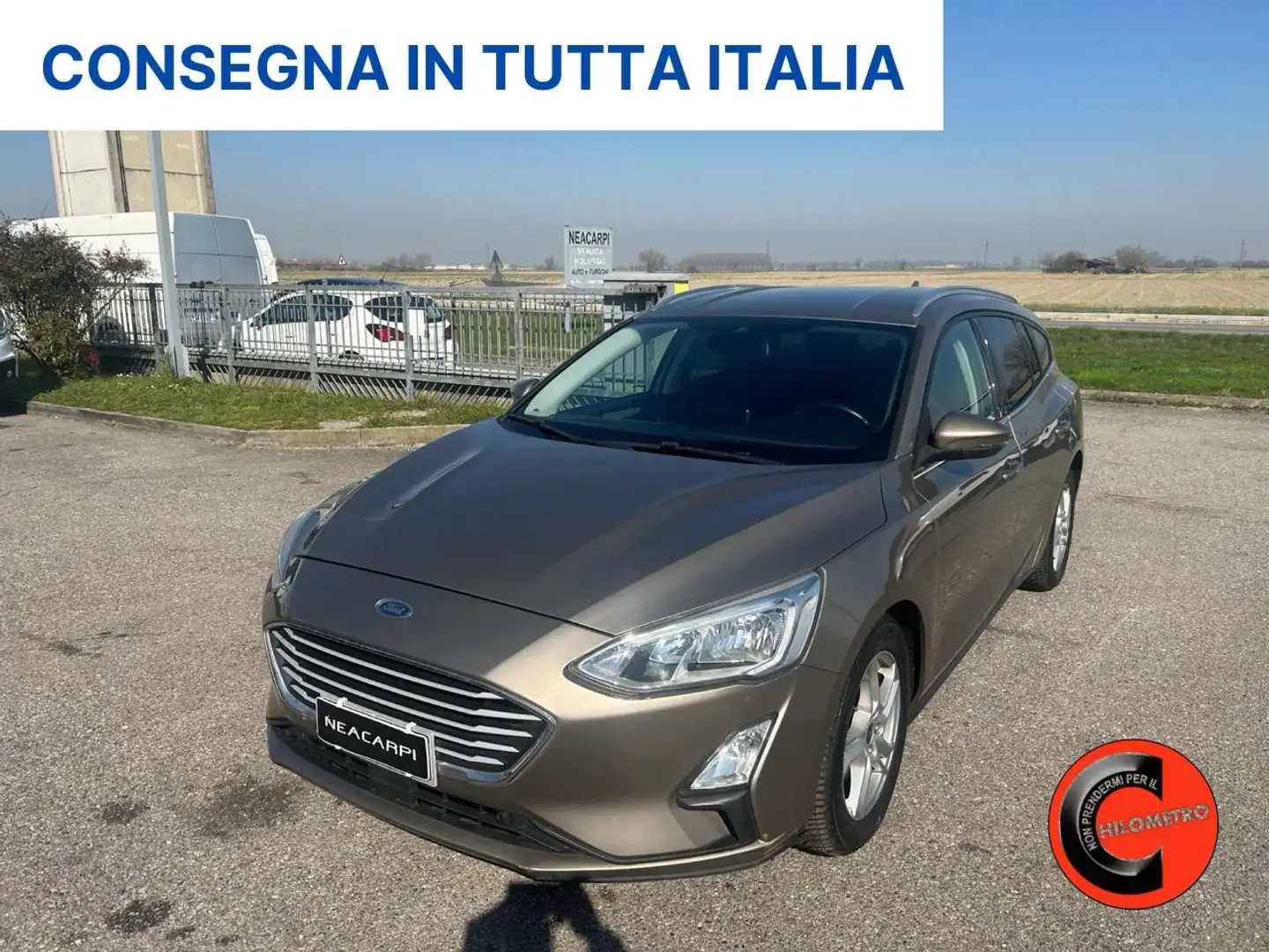 Ford Focus 1.5 EcoBlue 120 CV-NAVI-SENSORI-CRUISE-E6D-CARPLAY Gris - 1