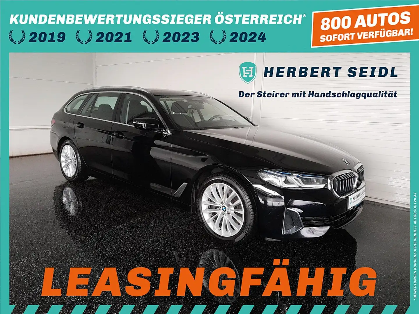 BMW 530 d Touring Luxury Line Aut. *19 ZOLL / SKY / LAS... Noir - 1