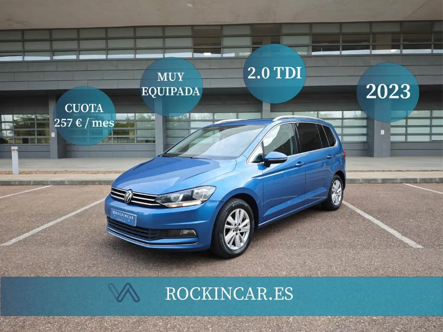 Volkswagen Touran Life 2.0 TDI 90kW (122CV) Azul - 1