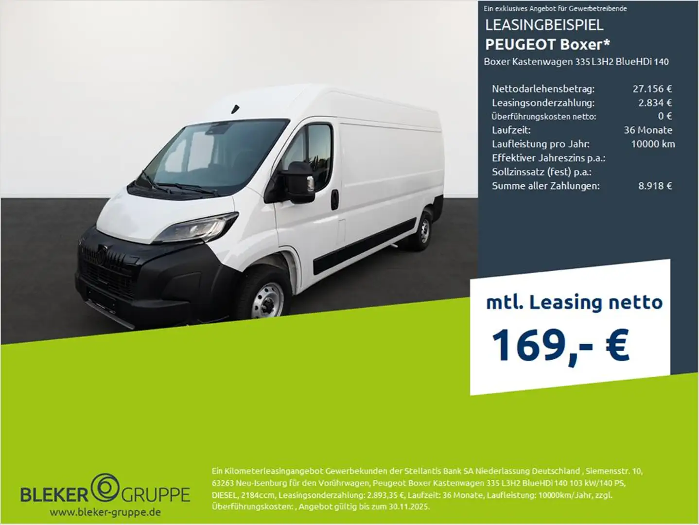 Peugeot Boxer Blanc - 1