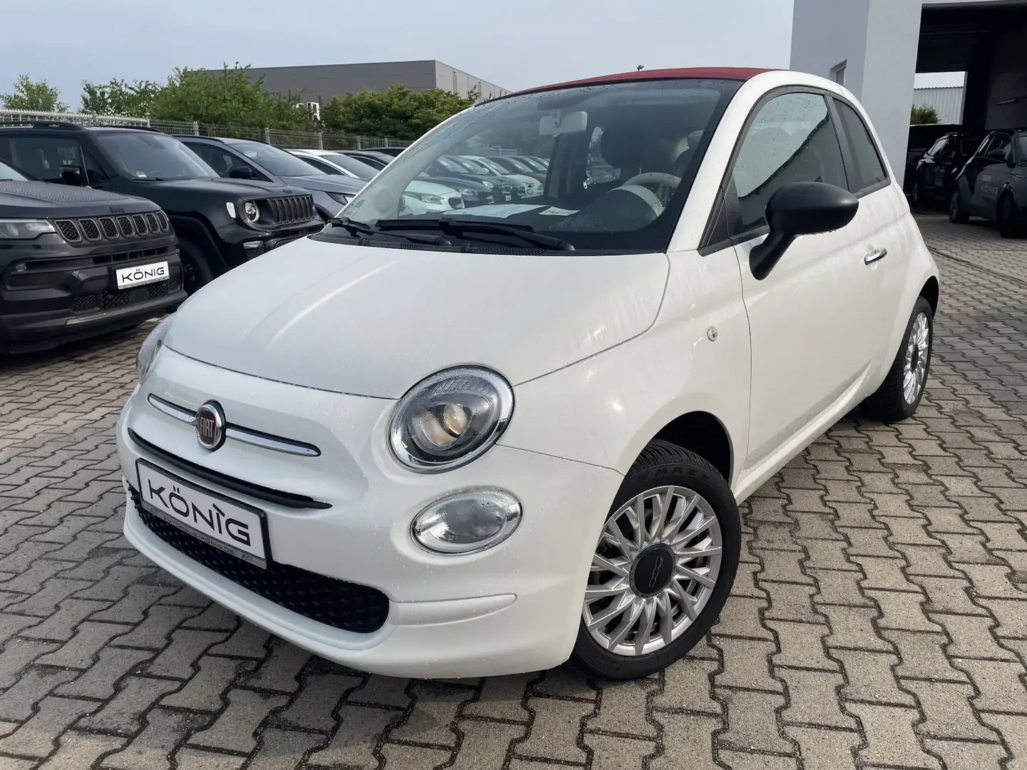 Fiat 500C 1.0 Cabrio Klima*Carplay*Einparkhilfe Weiß - 1