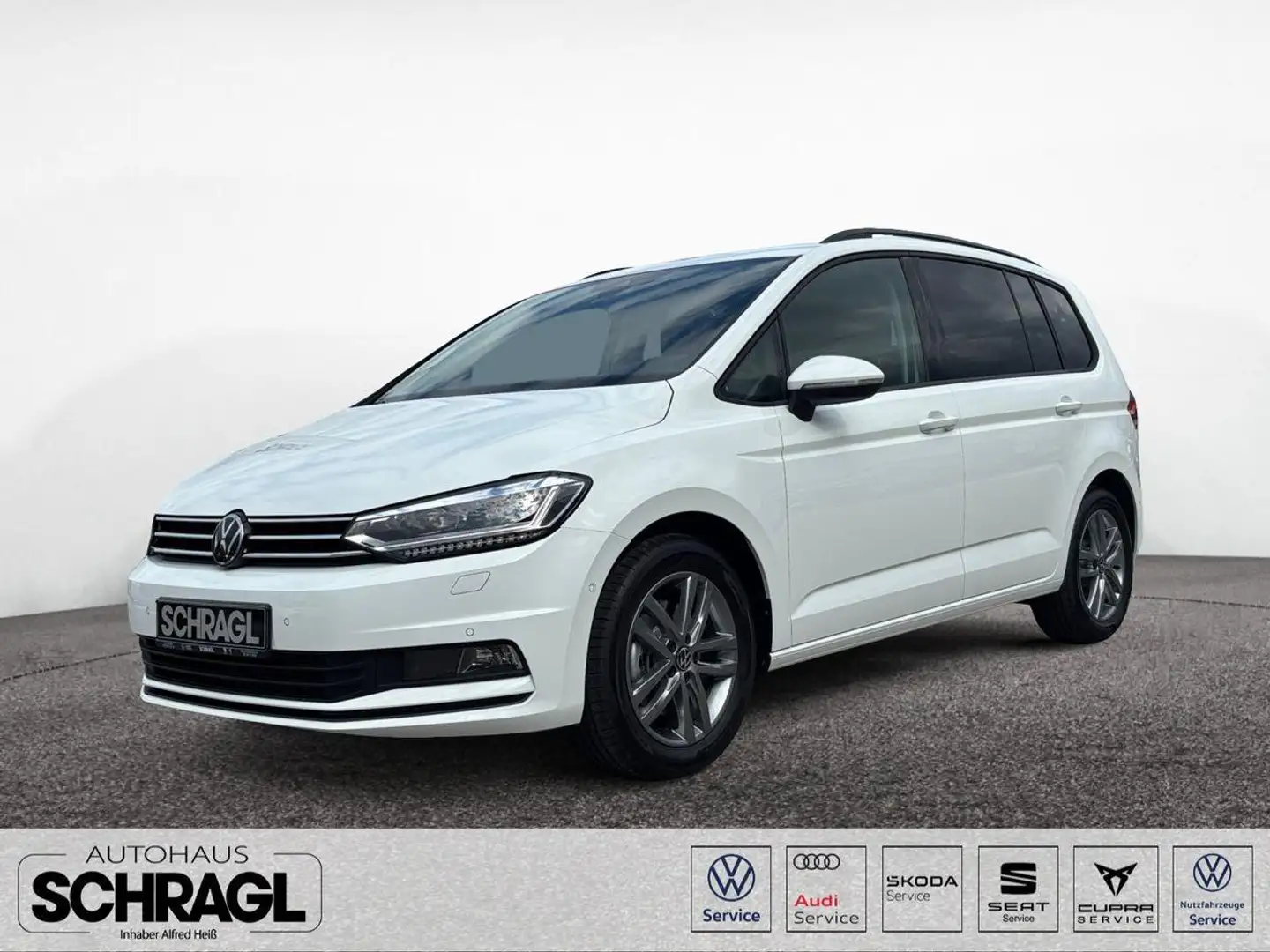 Volkswagen Touran 1.5 TSI DSG COMFORTLINE+AHK+7-SITZER+LED Blanc - 1
