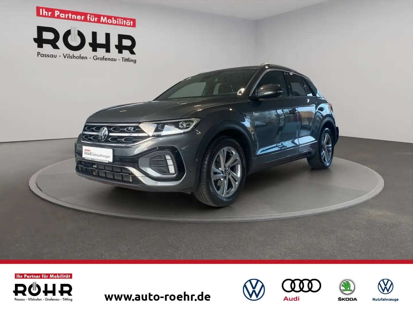 Volkswagen T-Roc R-Line (LED.DAB.PDC.SHZ.ACC.NAVI) 1.5 TSI DSG Grau - 1