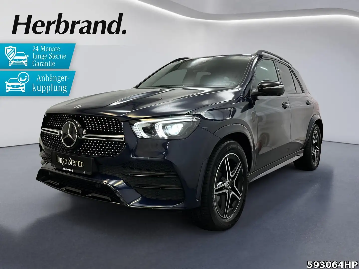 Mercedes-Benz GLE 350 de 4M AMG  Night AHK BURMESTER DISTRONIC Blau - 1
