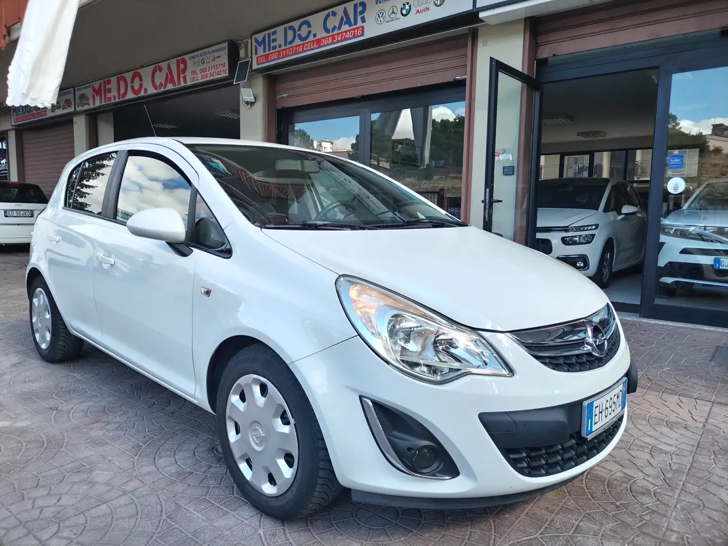Opel Corsa Corsa IV 2013 5p 1.2 Cosmo 85cv Blanc - 1