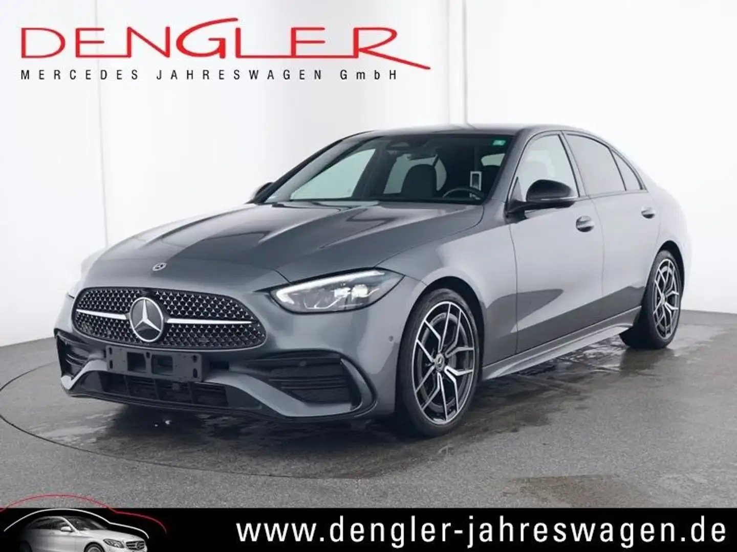 Mercedes-Benz C 180 NIGHT-PAKET*19"WHEELS AMG Line Grijs - 1