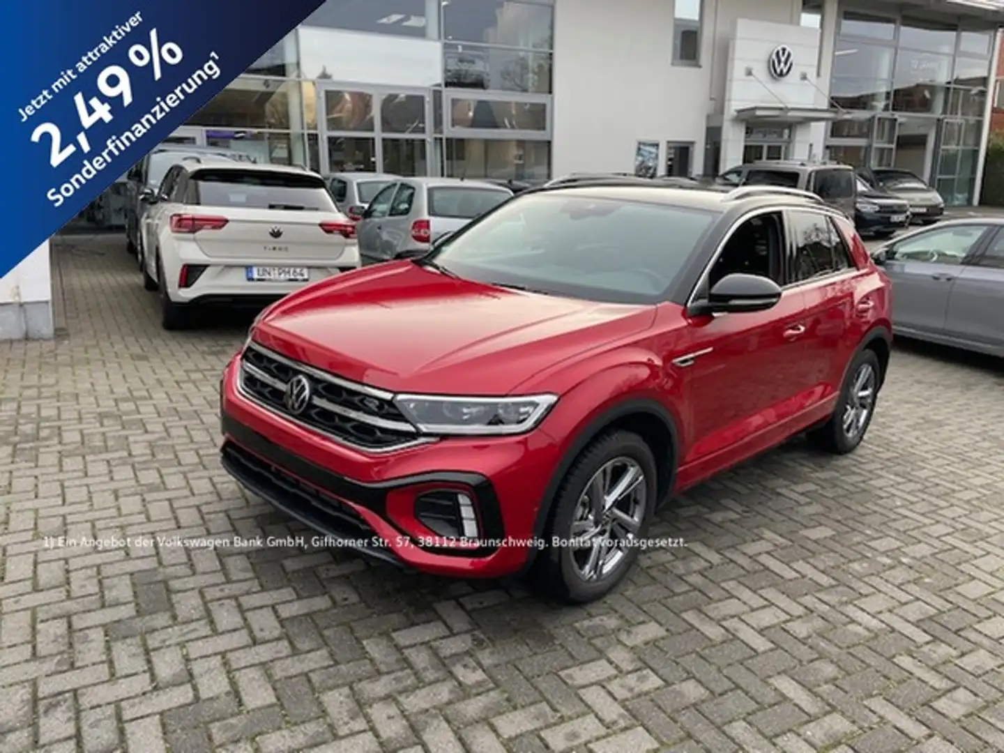 Volkswagen T-Roc 1.5TSi DSG R-Line AHK elektr. Heckklappe ACC Na... Rot - 1