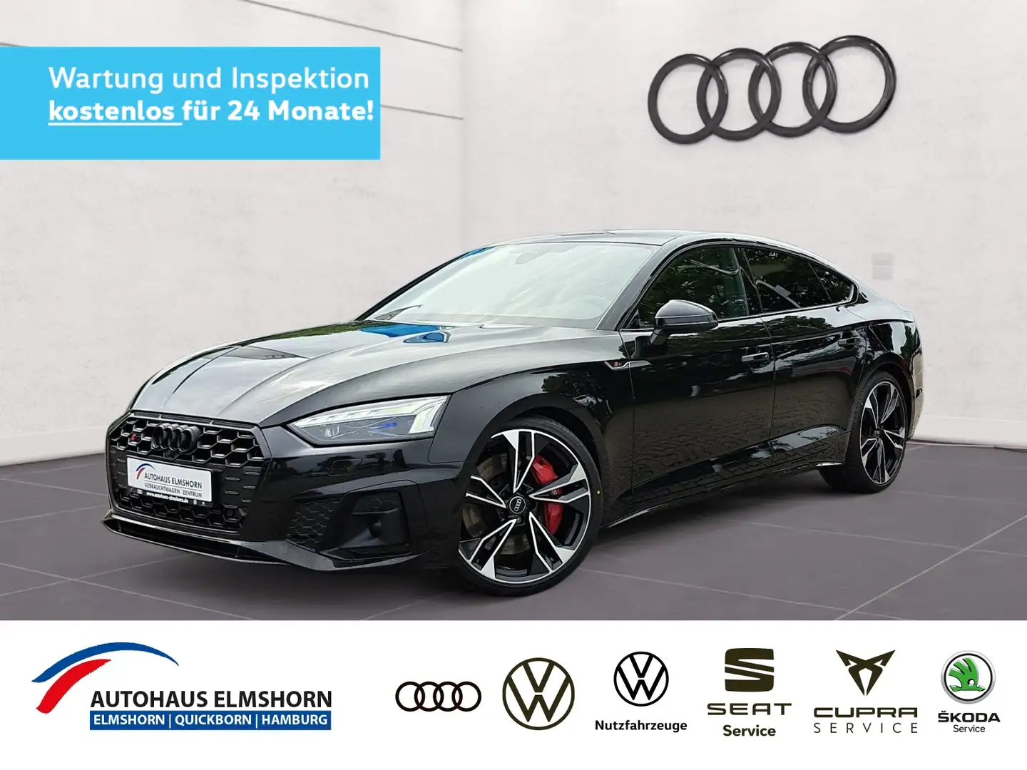 Audi S5 Sportback TDI quattro tiptronic PANO NAV HEAD STA Zwart - 1