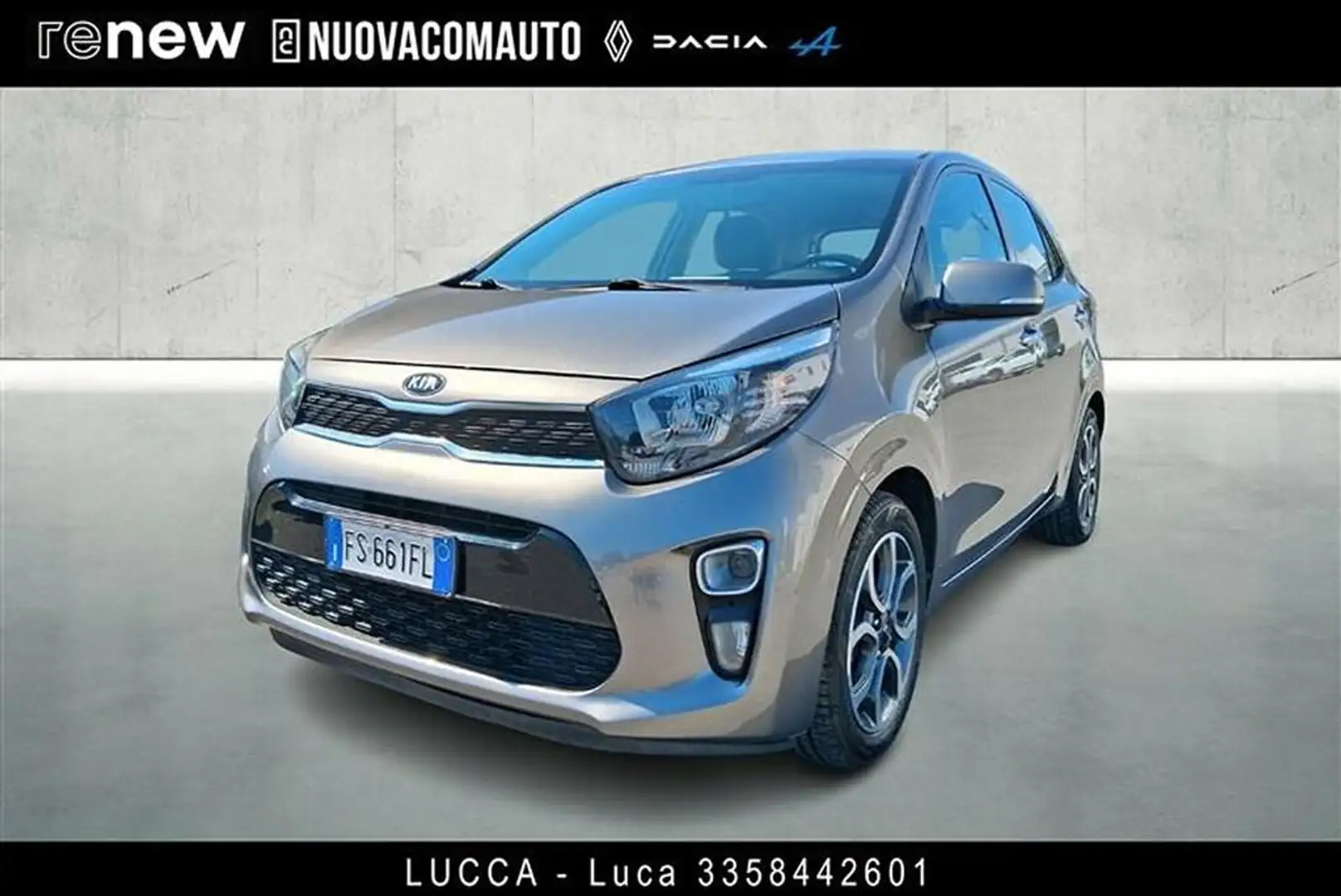 Kia Picanto 1.0 mpi Cool Techno Pack my18 Grigio - 1